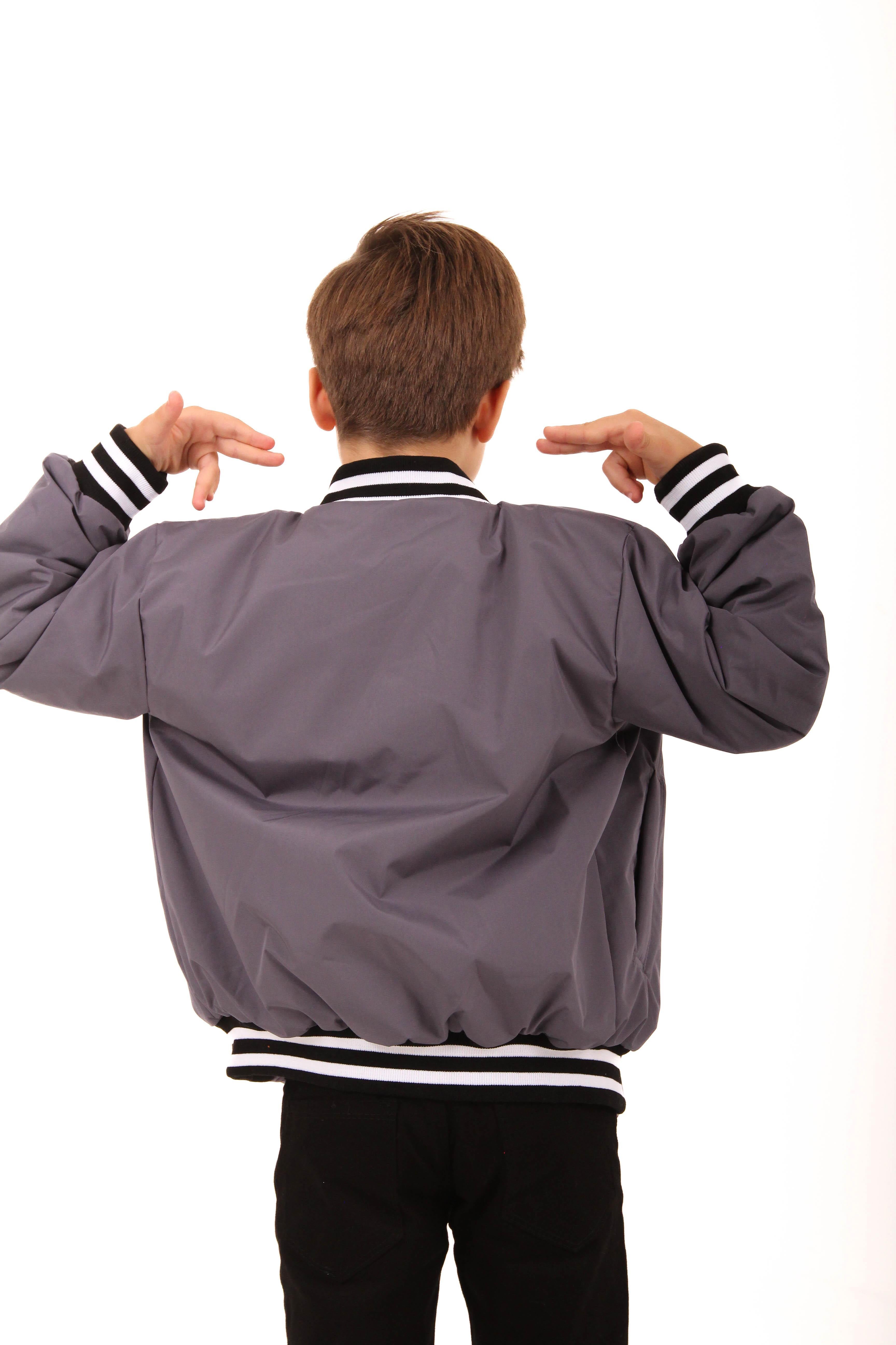 28 Nakışlı Erkek Çocuk Bomber Ceket