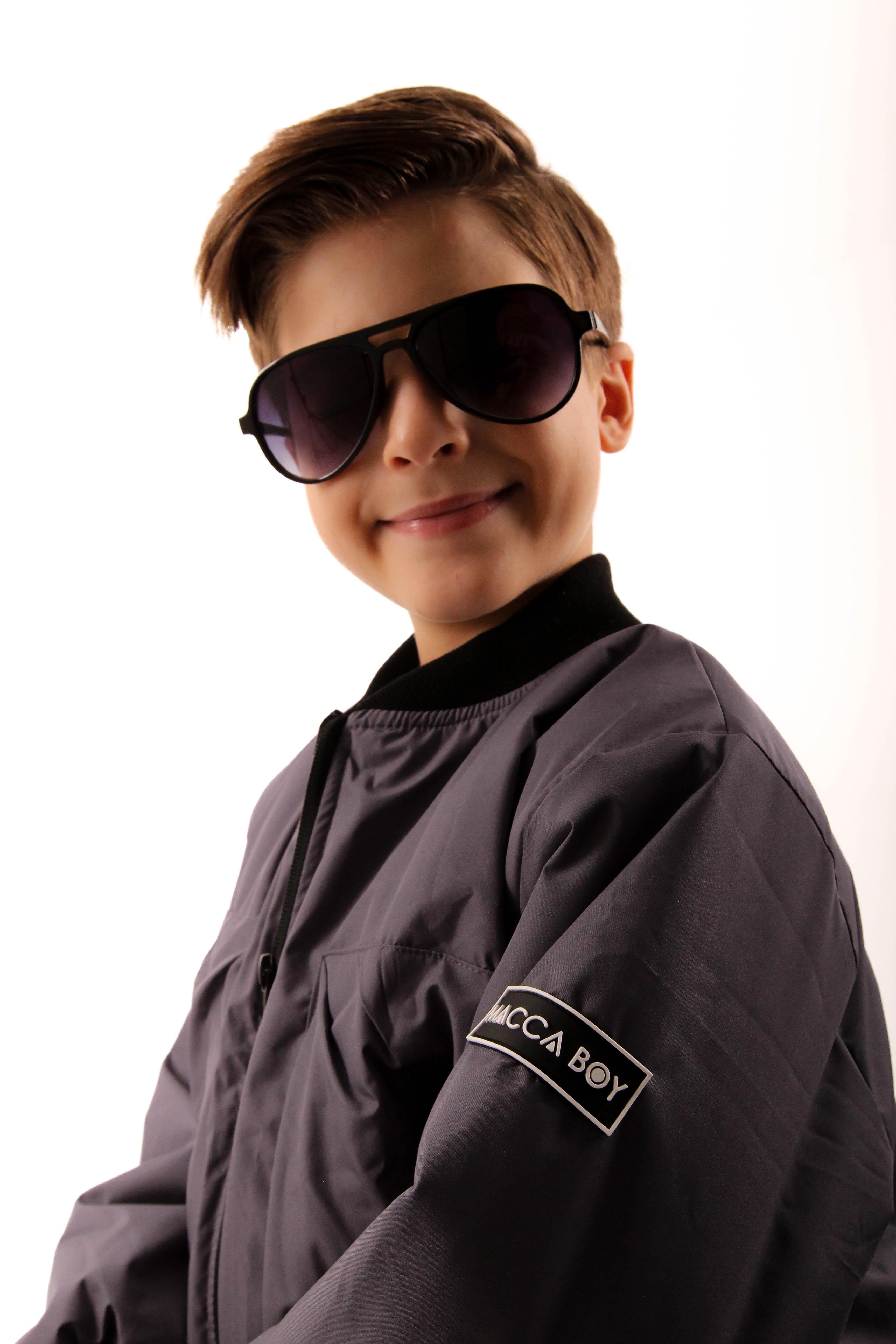 Armalı Erkek Çocuk Bomber Ceket