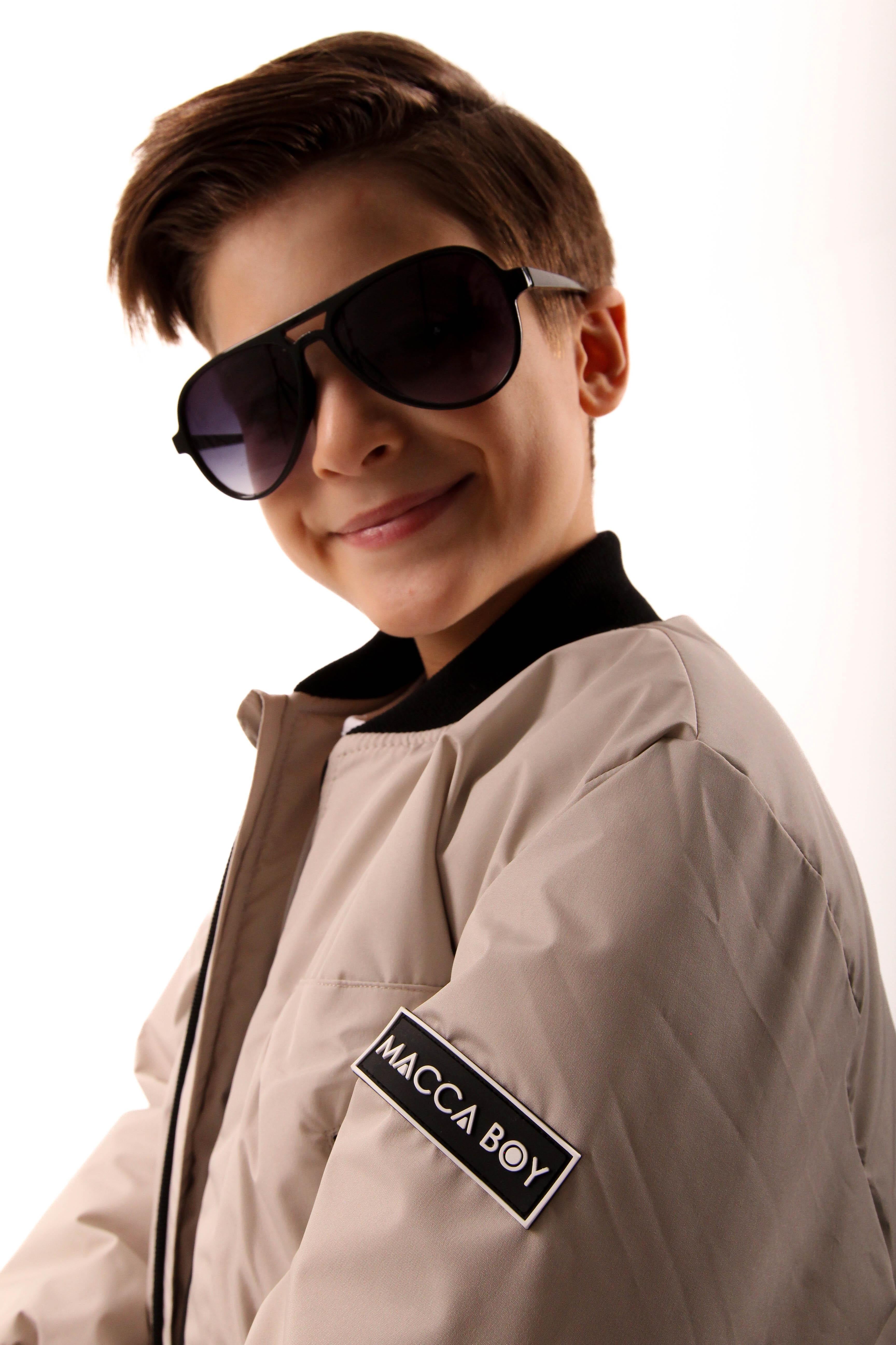 Armalı Erkek Çocuk Bomber Ceket