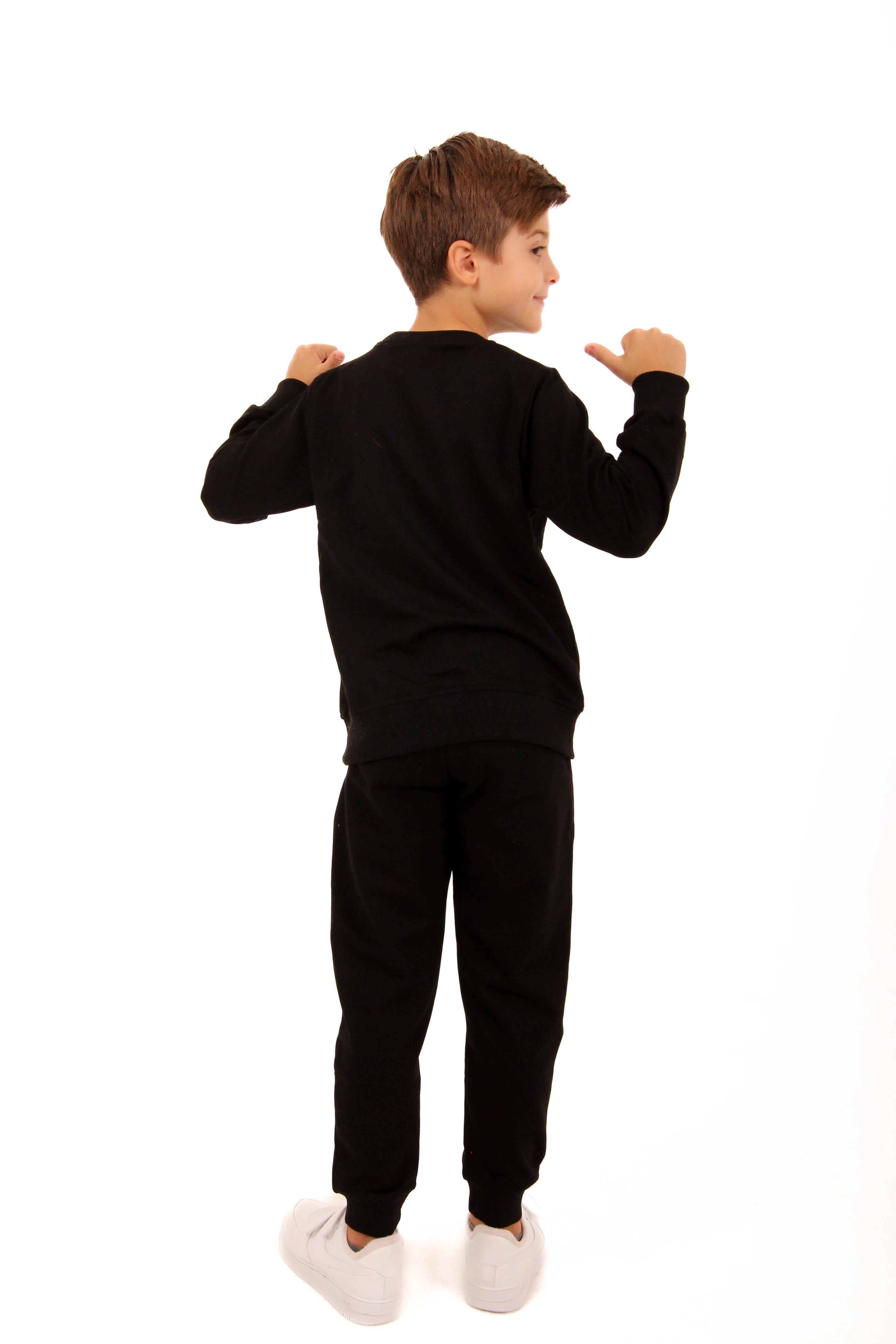 Baseball League Erkek Çocuk Okul Takımı Siyah - Perendi