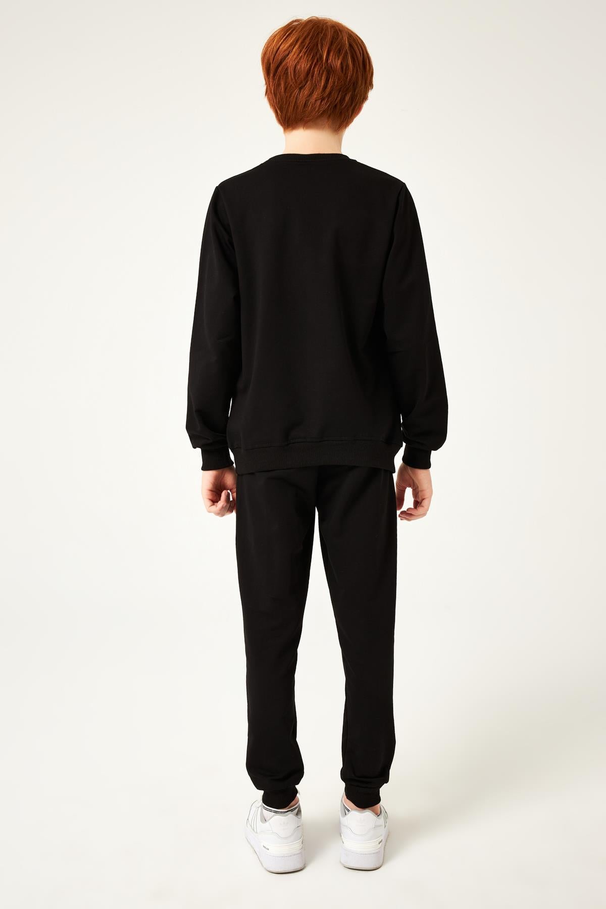 Basketball Baskı Detaylı Erkek Çocuk Takım