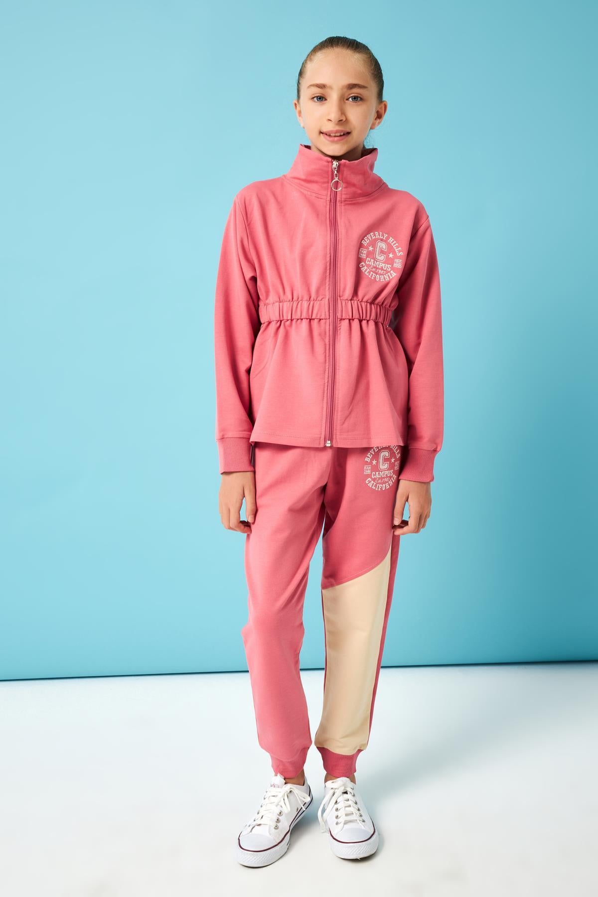 Beverly Hills Nakış Detaylı Kız Çocuk Takım