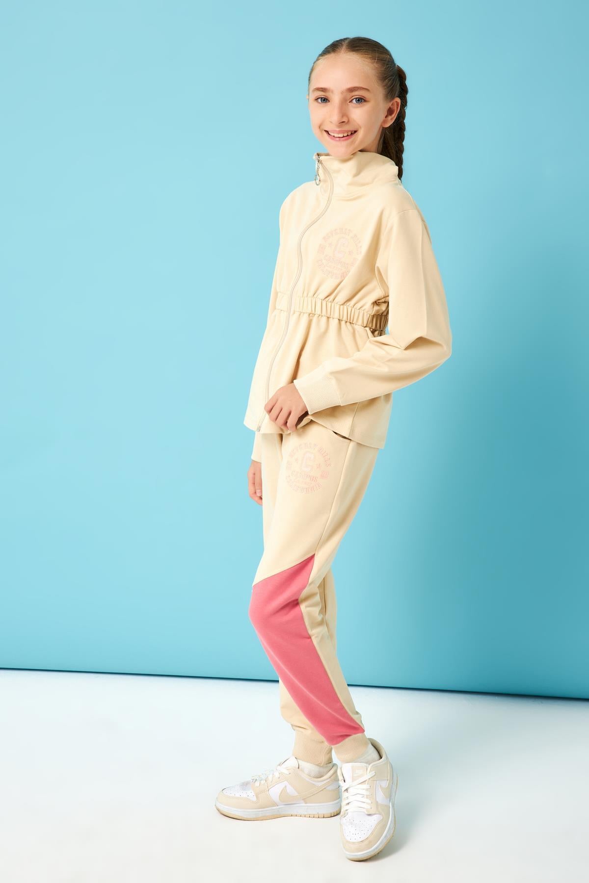 Beverly Hills Nakış Detaylı Kız Çocuk Takım