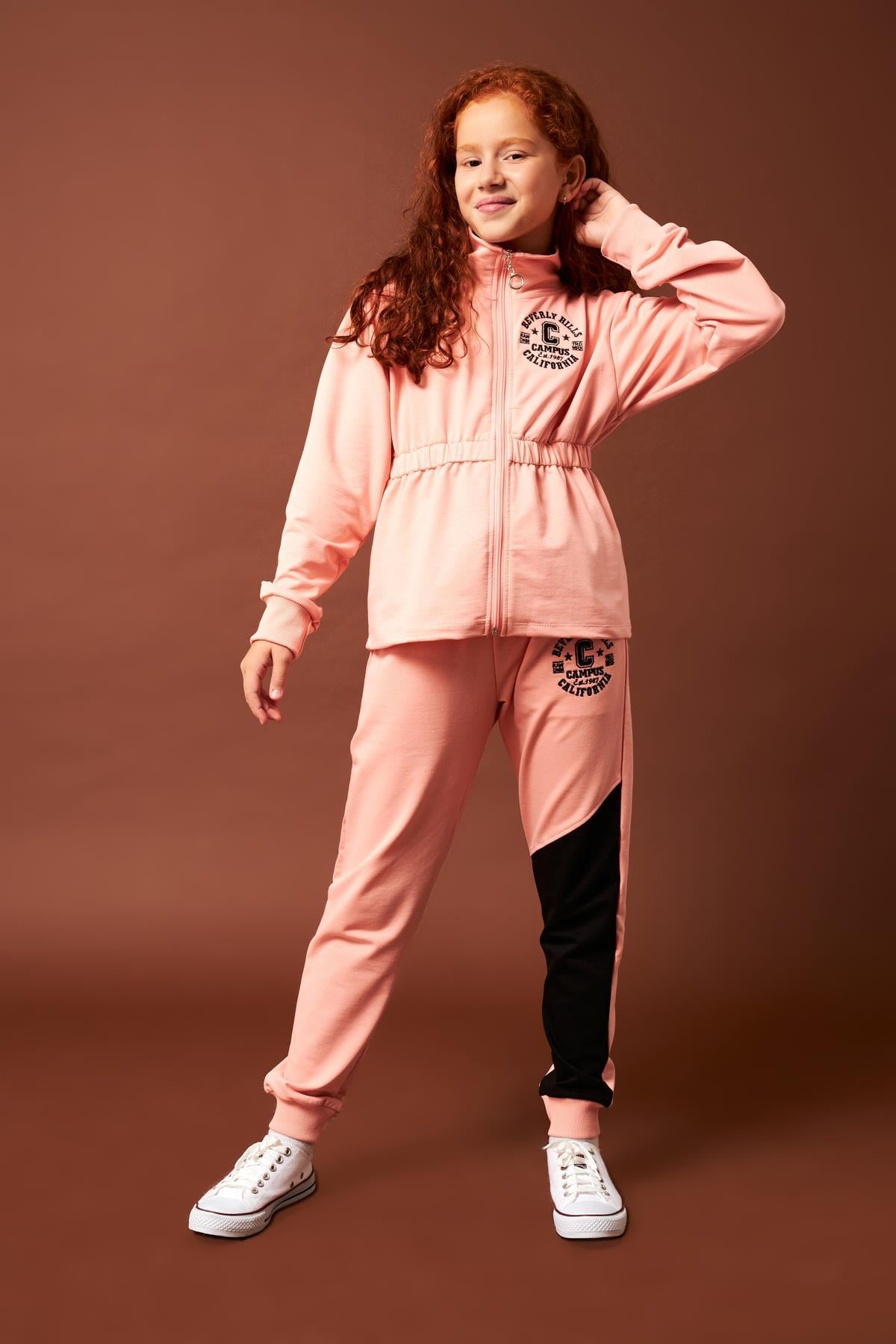 Beverly Hills Nakış Detaylı Kız Çocuk Takım