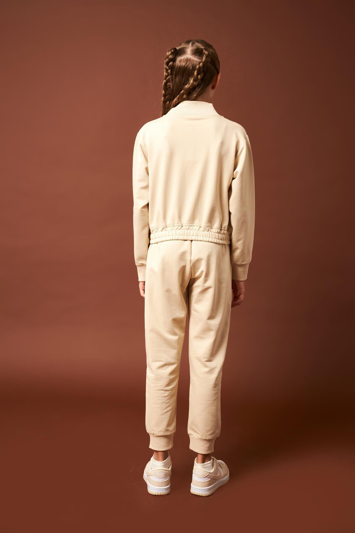 Cep Detaylı Mevsimlik Kız Çocuk Okul Takımı