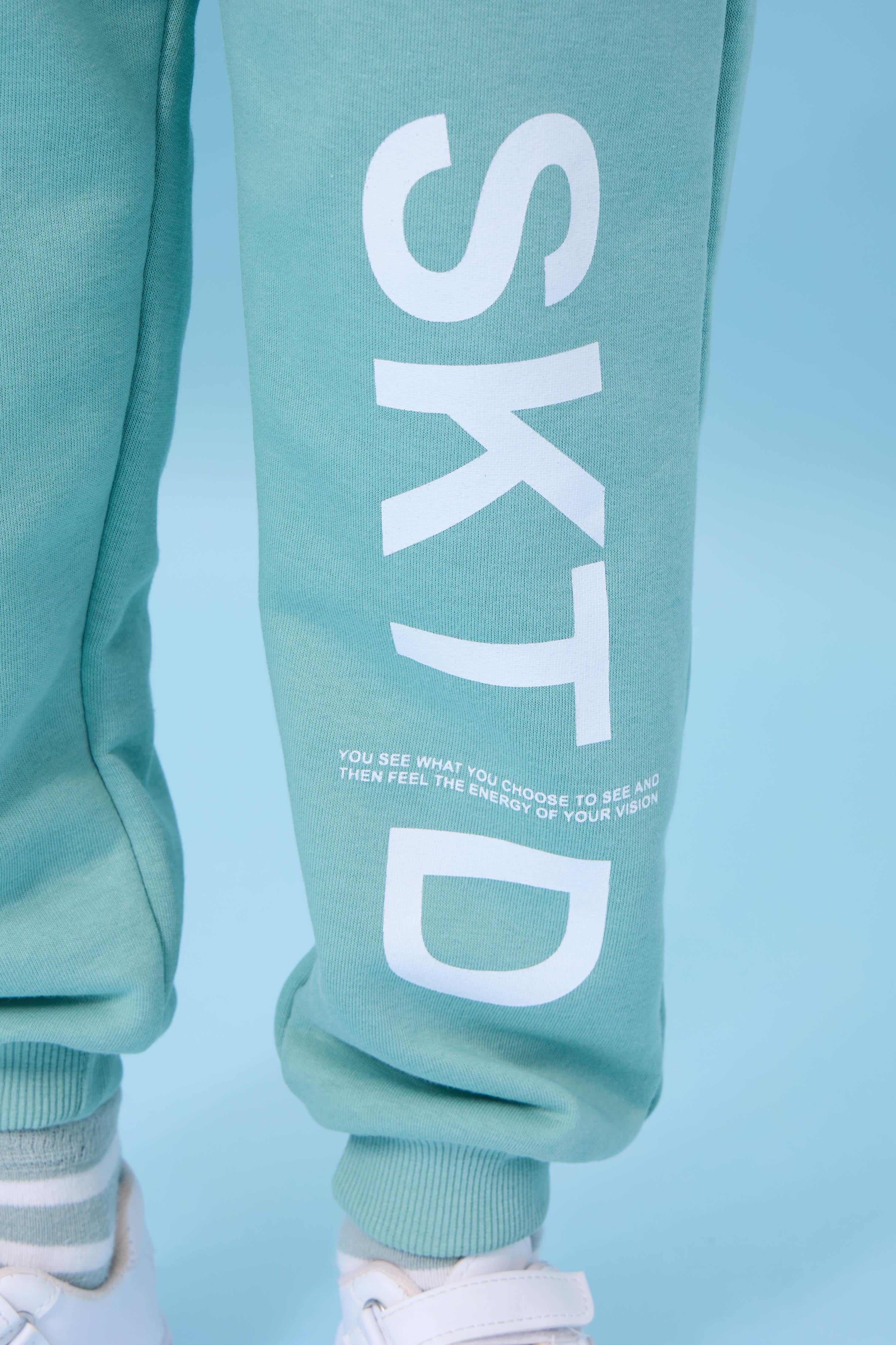 Erkek Çocuk Bisiklet Yaka Baskılı Mevsimlik Alt Üst Takım