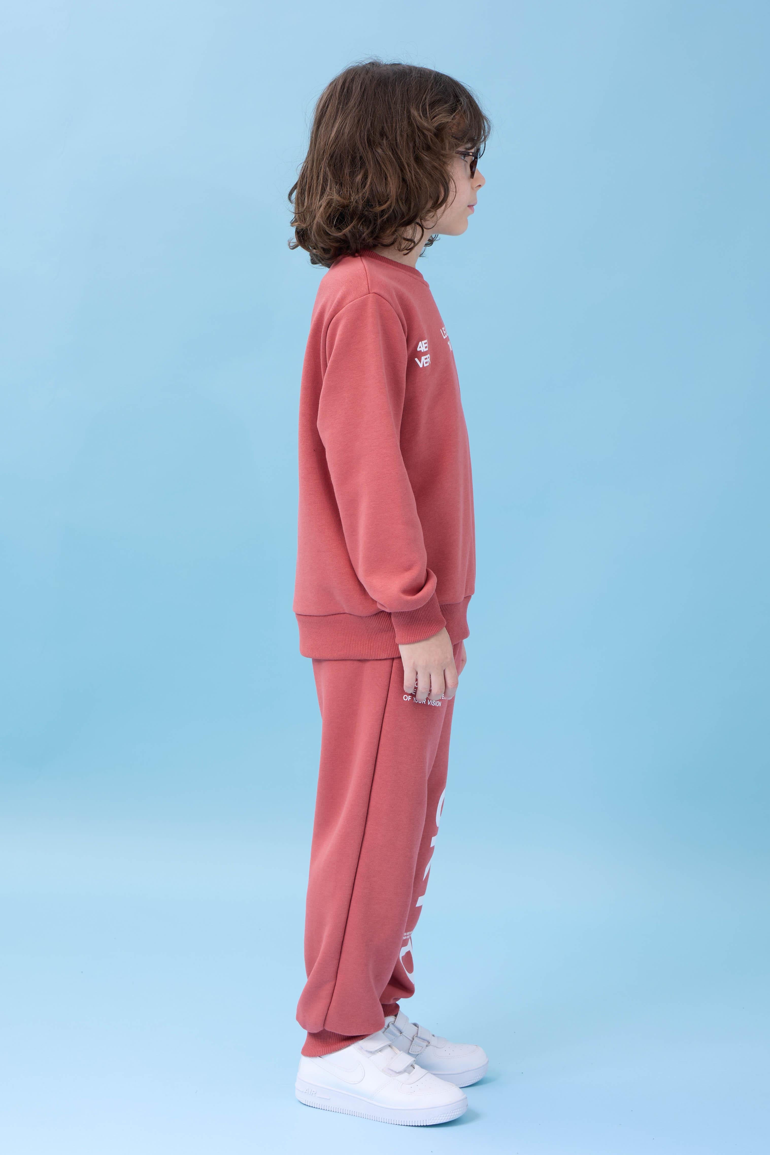 Erkek Çocuk Bisiklet Yaka Baskılı Mevsimlik Alt Üst Takım