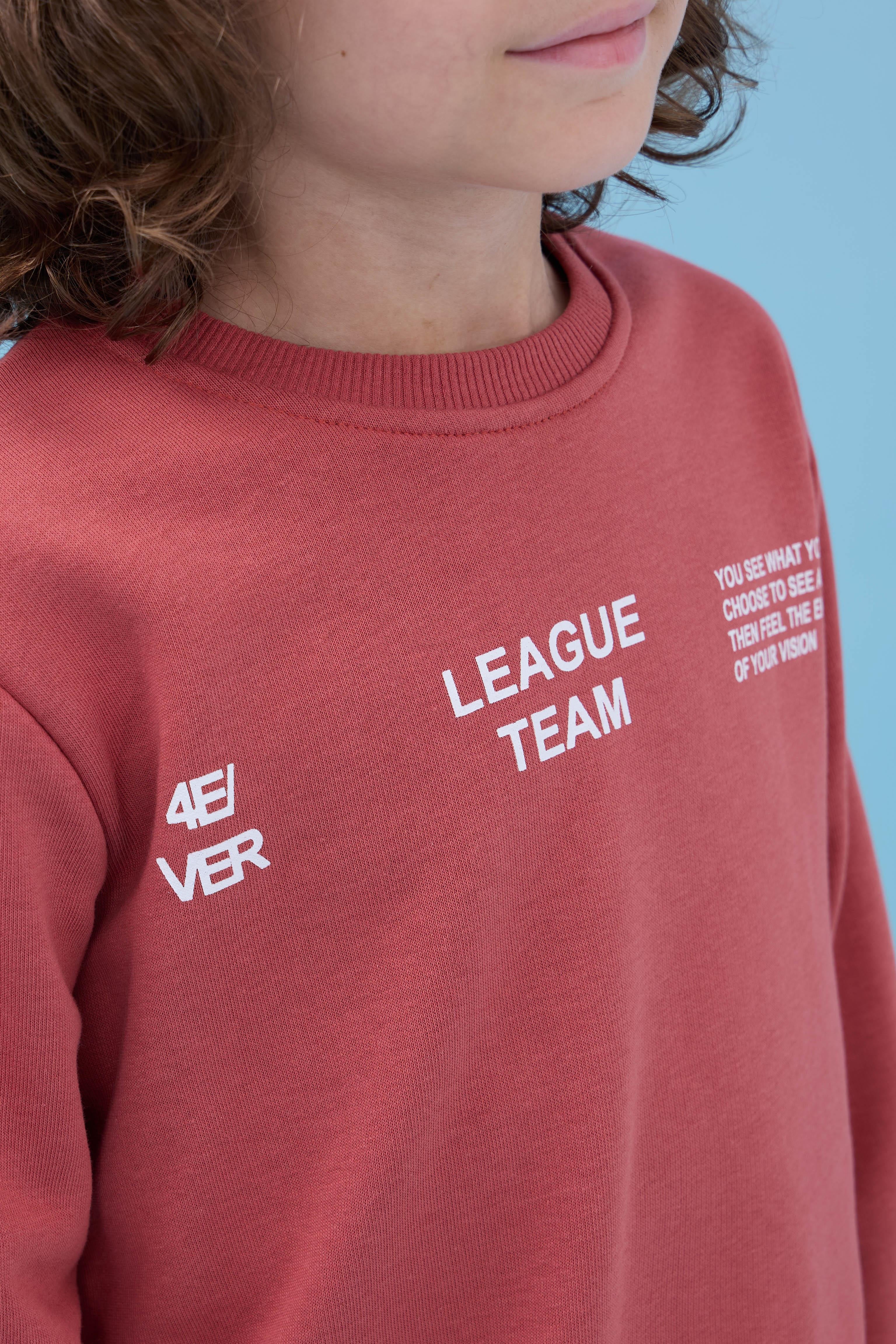 Erkek Çocuk Bisiklet Yaka Baskılı Mevsimlik Alt Üst Takım