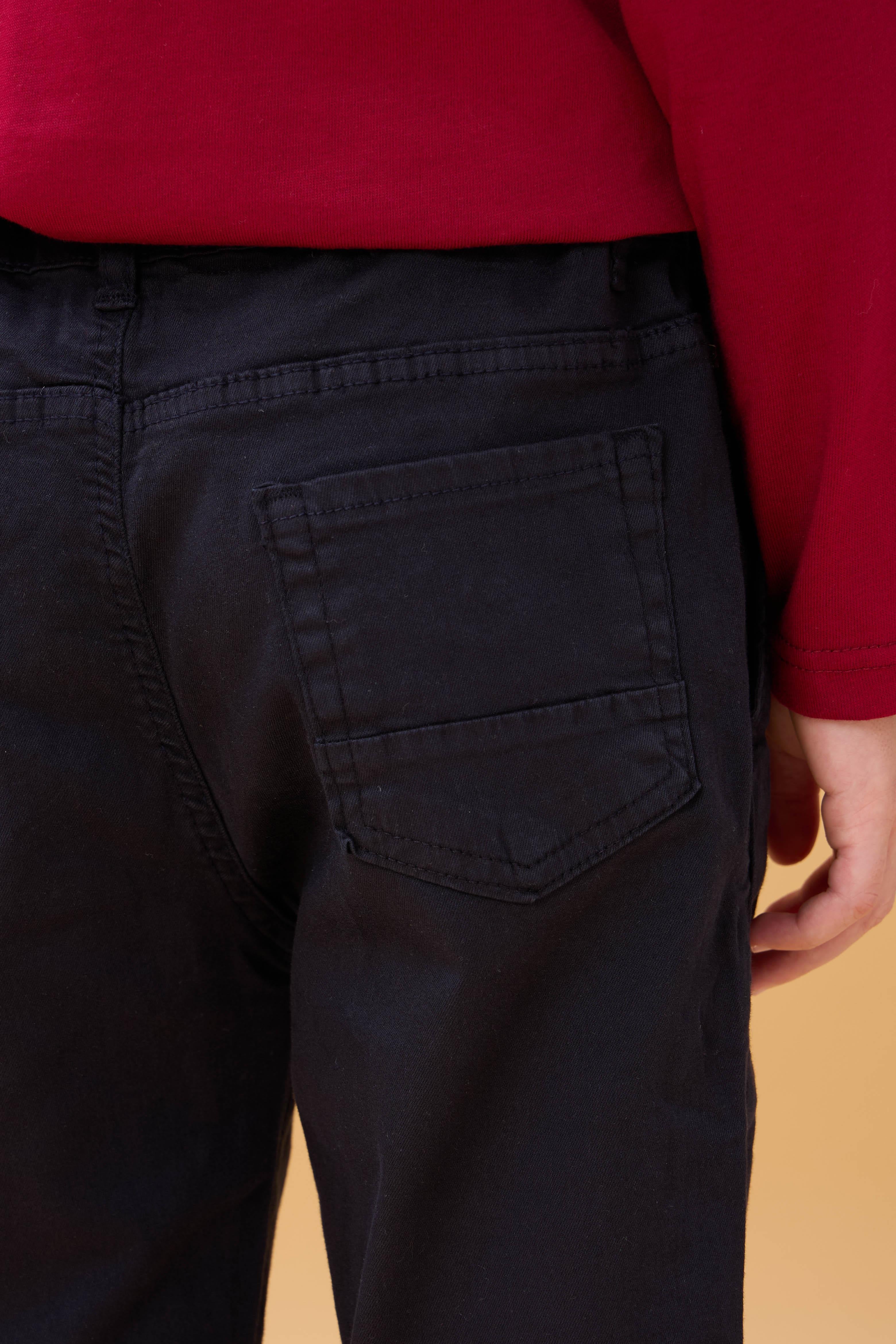 Erkek Çocuk Gabardin Okul Pantolonu Bel Ayarlı