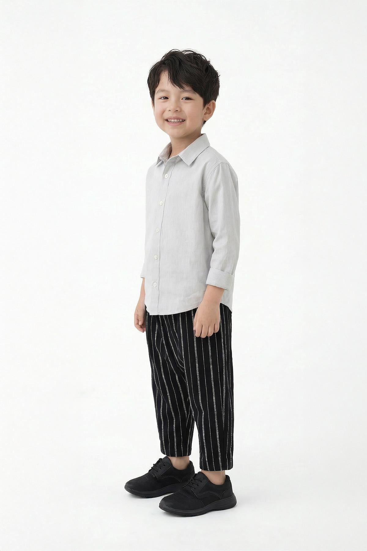 Erkek Çocuk Mevsimlik Çizgili Şalvar Alt