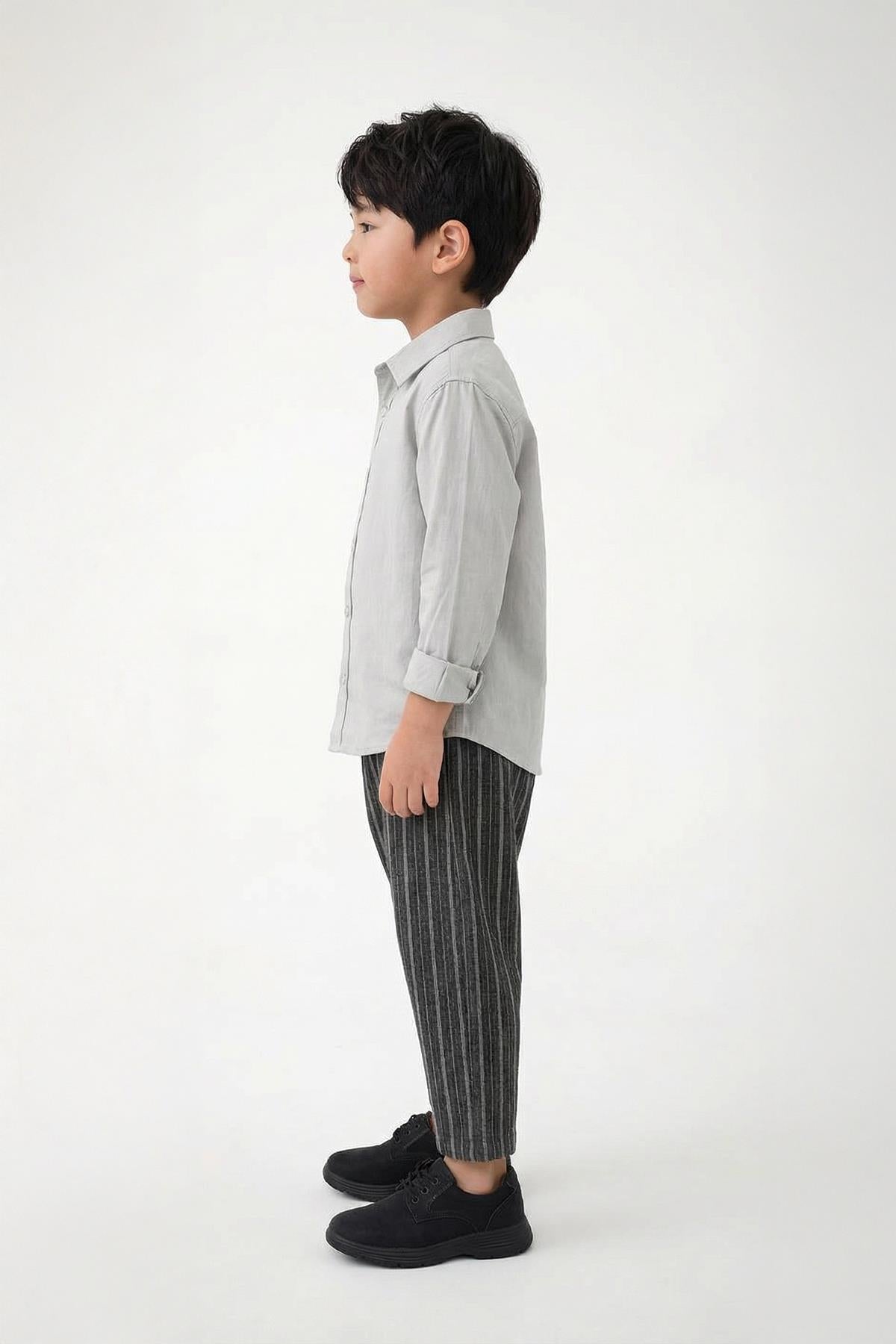 Erkek Çocuk Mevsimlik Çizgili Şalvar Alt