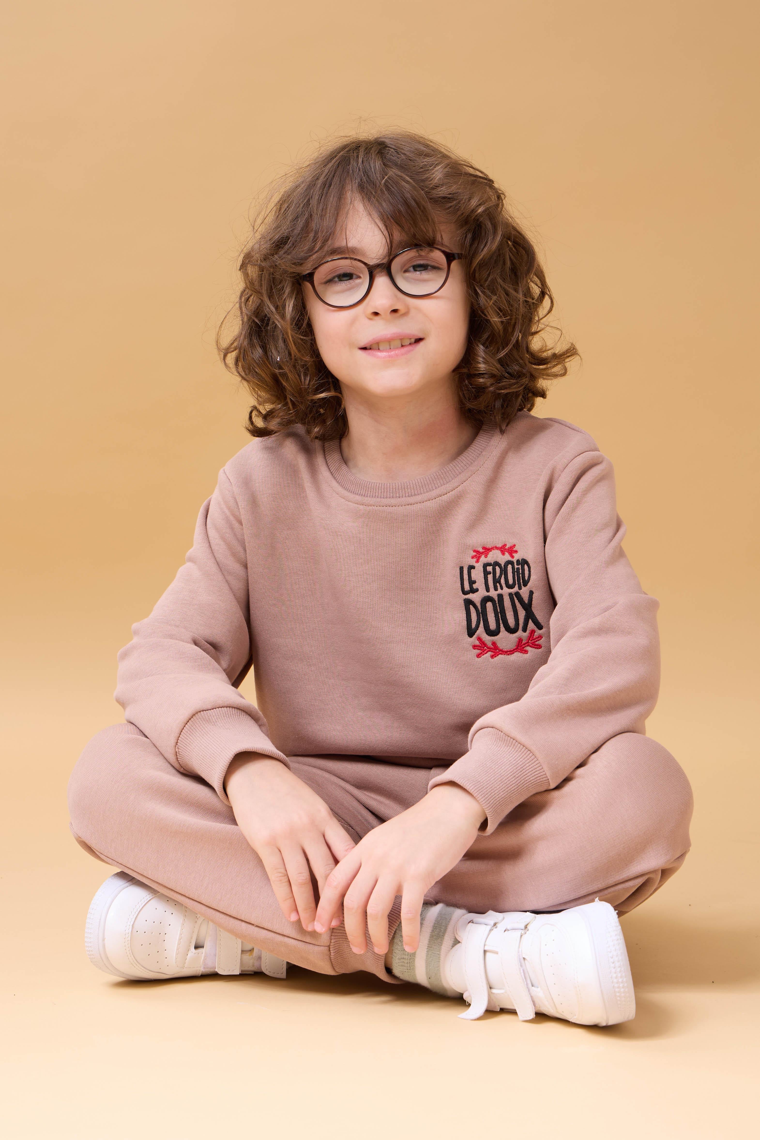 Erkek Çocuk Nakış Baskı Detaylı Mevsimlik İkili Takım