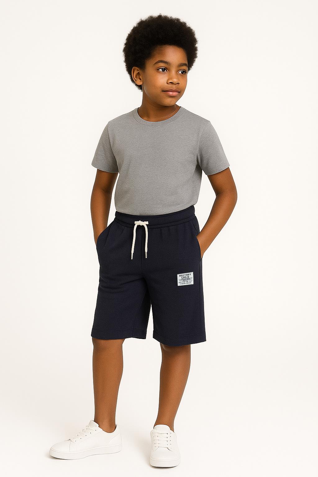 Erkek Çocuk Şort 2'li Set | Cepli, Yumuşak Pamuklu Kumaş, Yazlık Rahat Şort