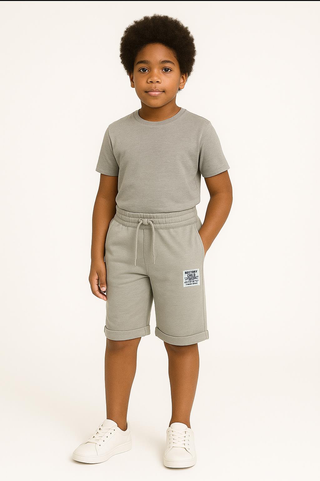 Erkek Çocuk Şort 2'li Set | Cepli, Yumuşak Pamuklu Kumaş, Yazlık Rahat Şort