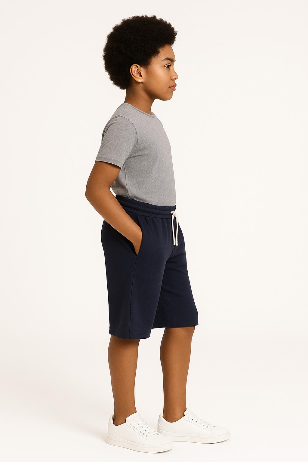 Erkek Çocuk Şort 2'li Set | Cepli, Yumuşak Pamuklu Kumaş, Yazlık Rahat Şort