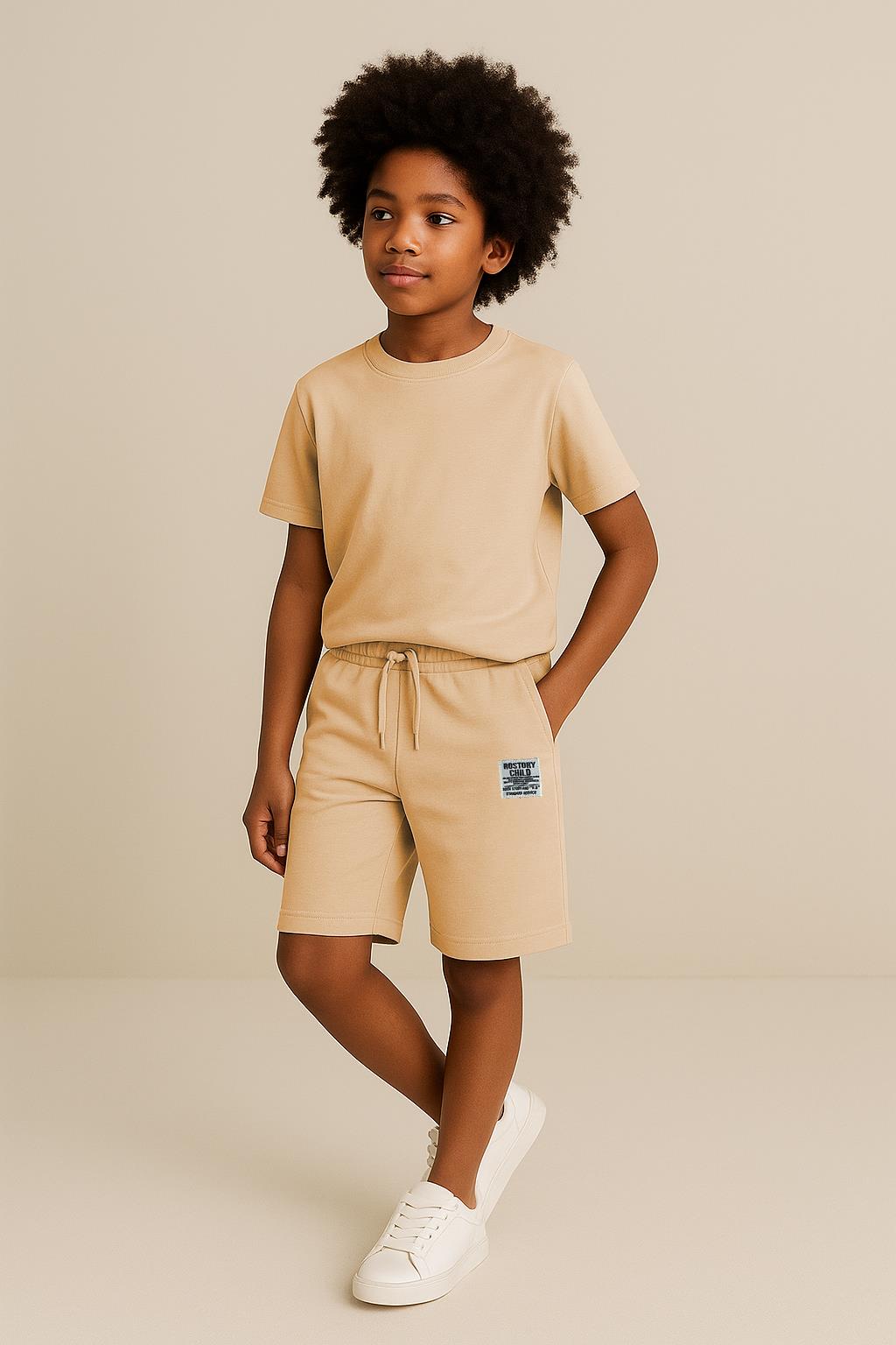 Erkek Çocuk Şort 2'li Set | Cepli, Yumuşak Pamuklu Kumaş, Yazlık Rahat Şort