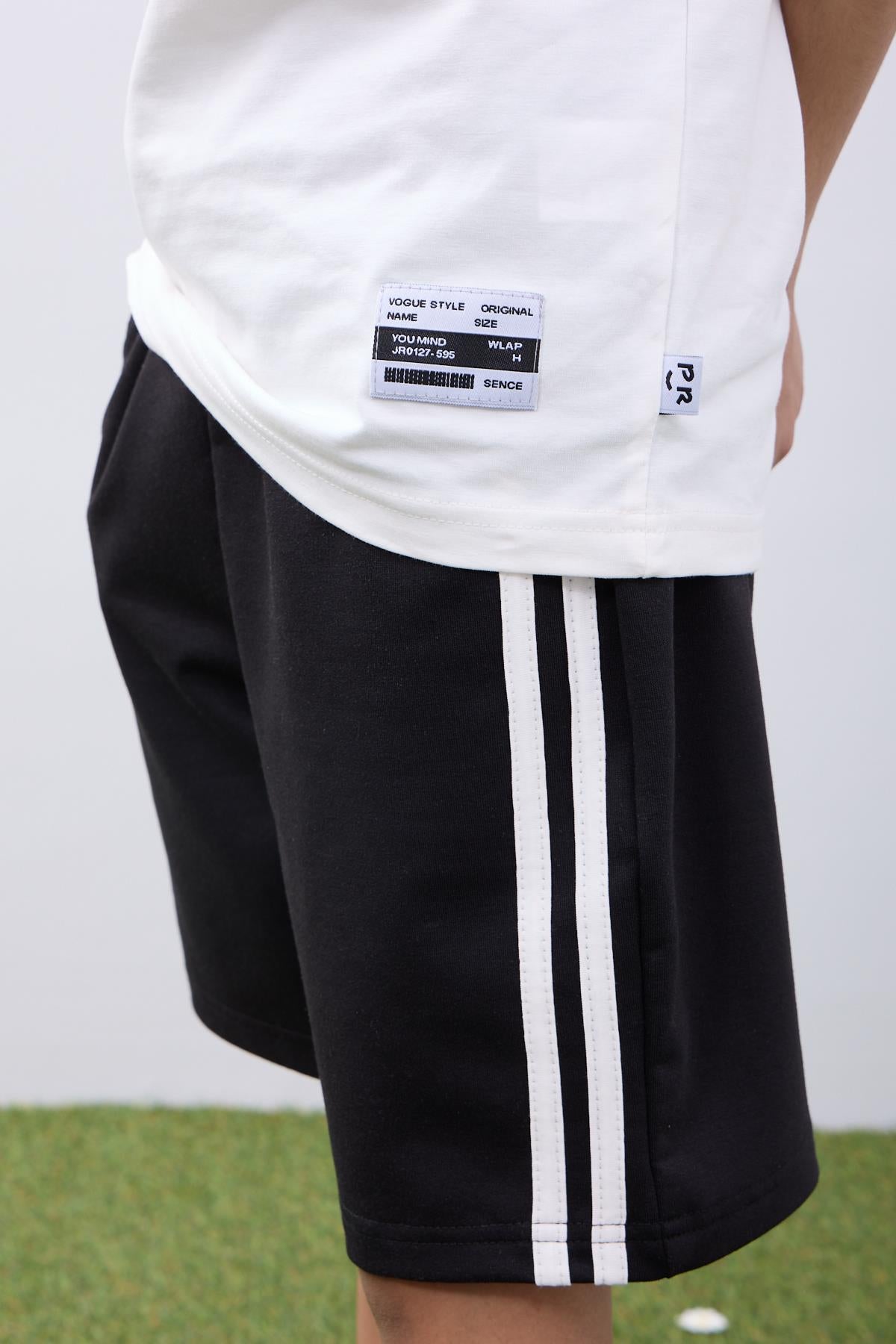 Erkek Çocuk Şortlu Takım Tişört & Şort Yazlık Kombin