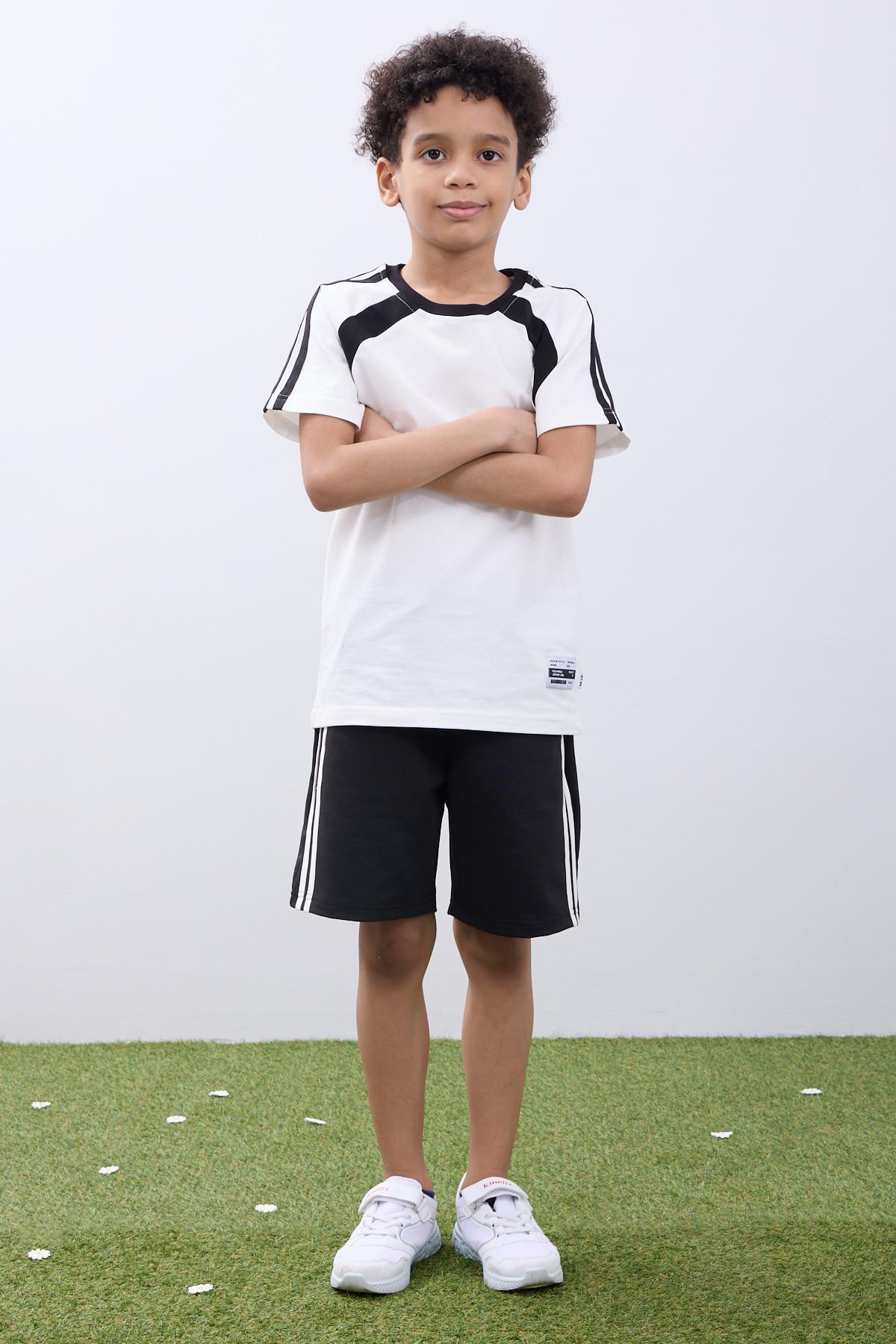 Erkek Çocuk Şortlu Takım Tişört & Şort Yazlık Kombin
