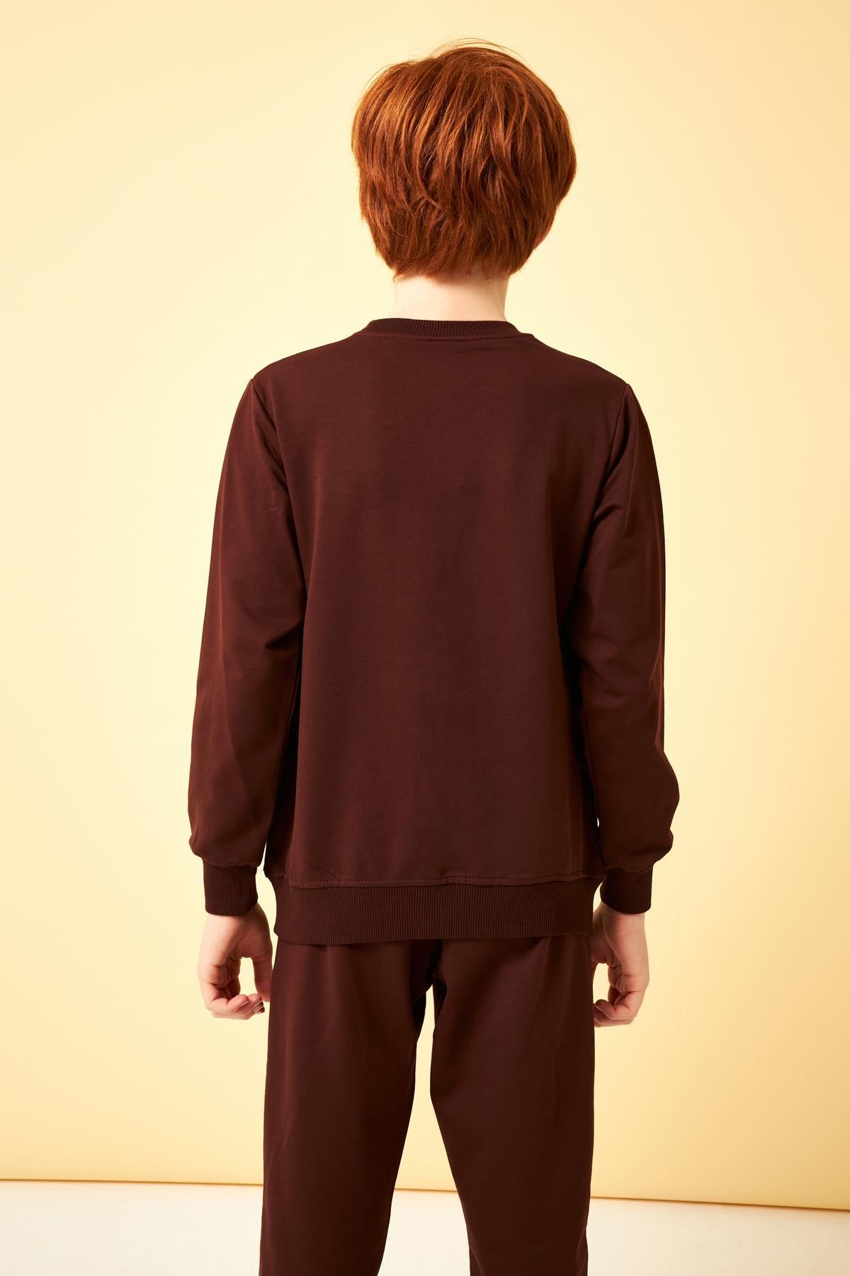 Expedition Baskılı Erkek Çocuk Sweatshirt