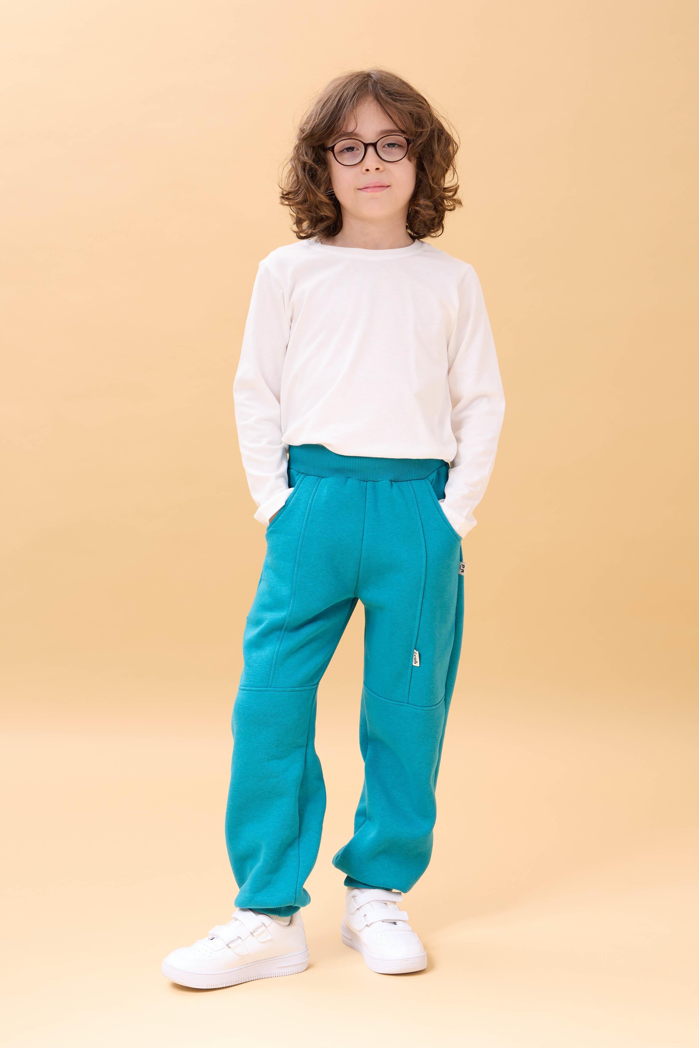 Kalın Jogger Cepli Unisex Çocuk Eşofman Altı