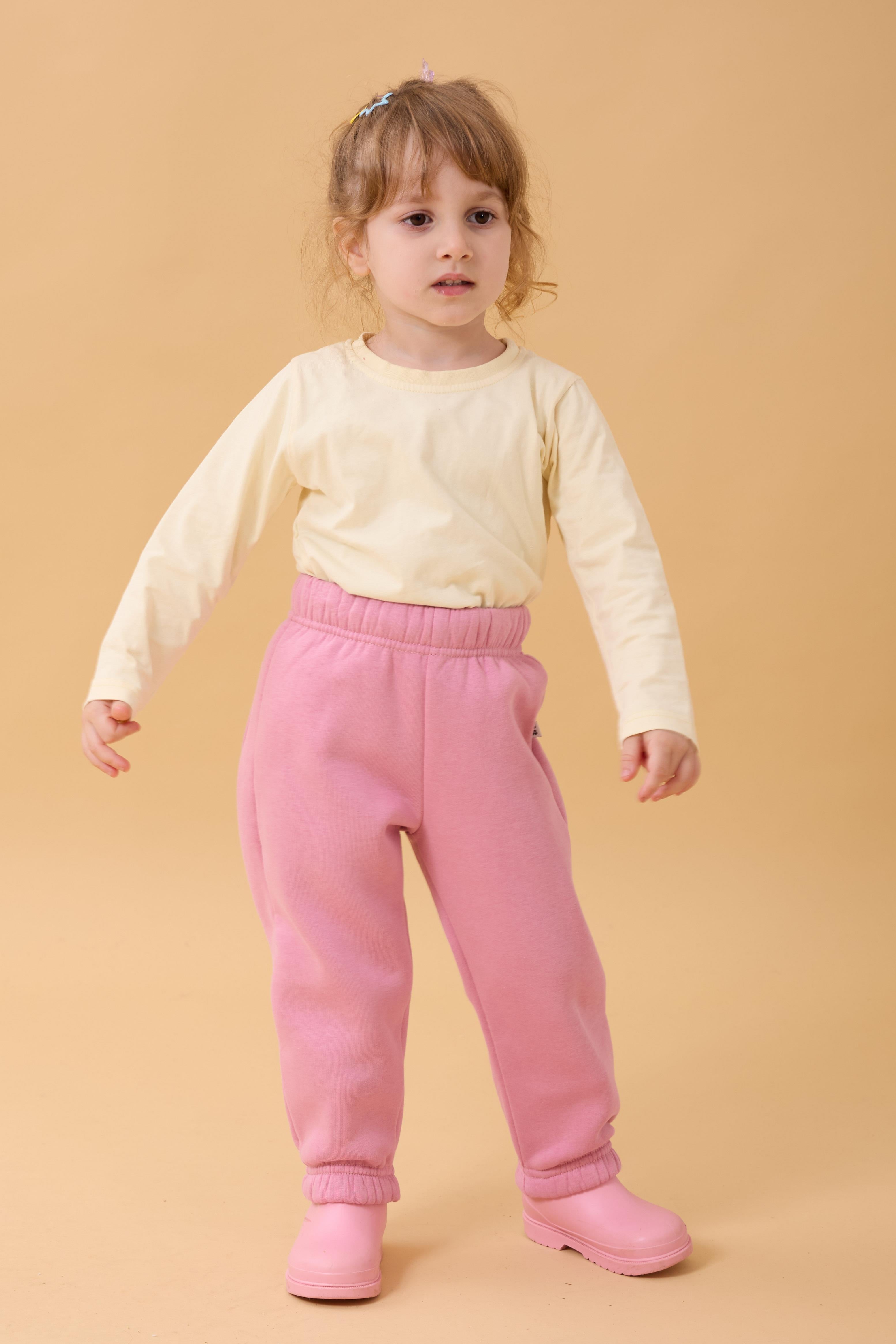 Kız Çocuk Cep Nakışlı Sevimli Hayvanlar 2'li Eşofman Altı