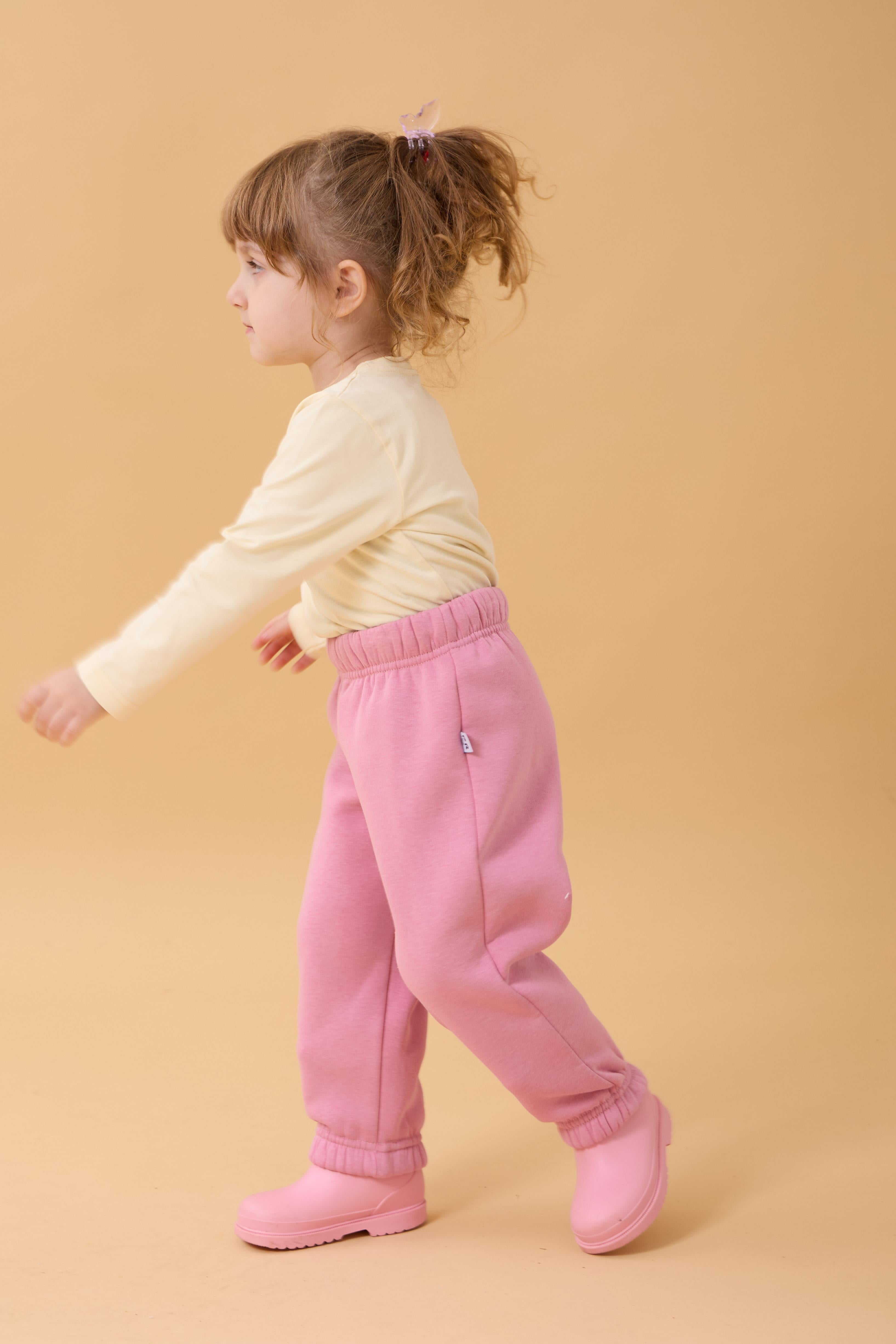 Kız Çocuk Cep Nakışlı Sevimli Hayvanlar 2'li Eşofman Altı