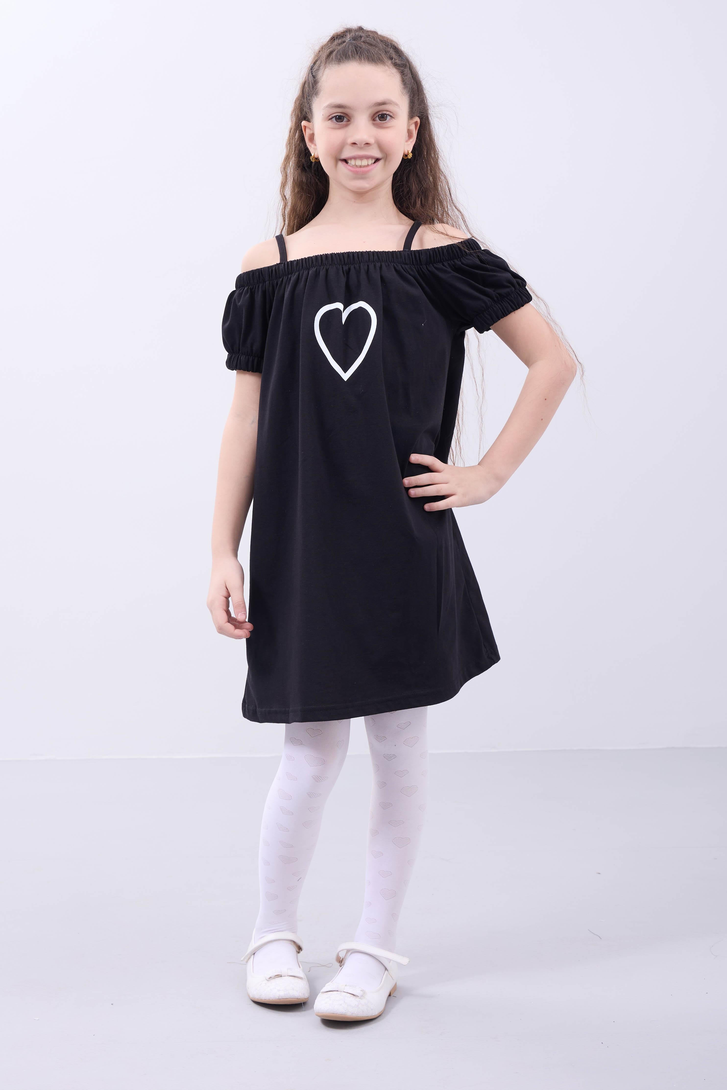 Kız Çocuk Fırfırlı Dantel Detaylı Pamuklu Elbise