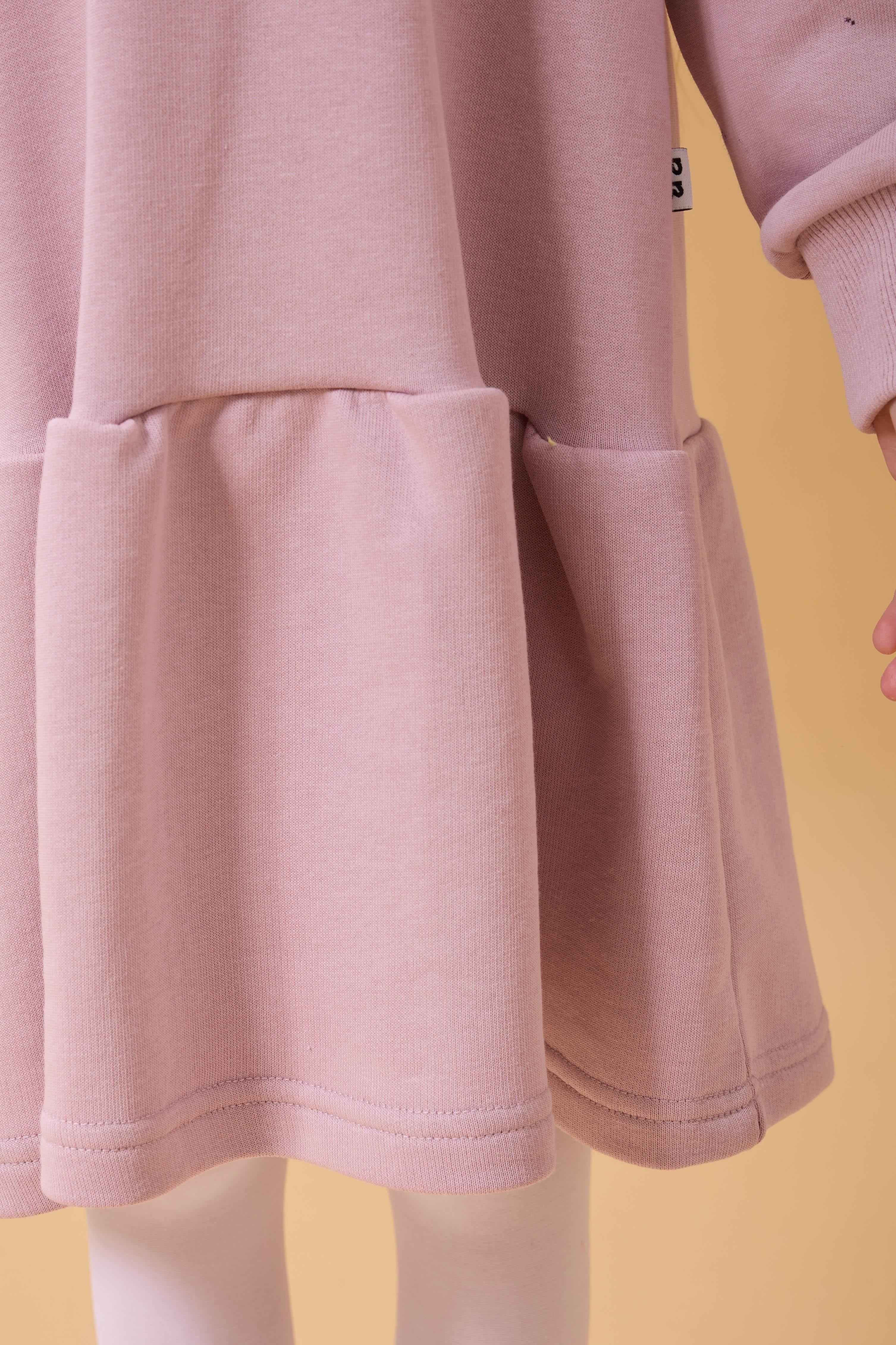 Kız Çocuk Mevsimlik Elbise Açık Gül Rengi