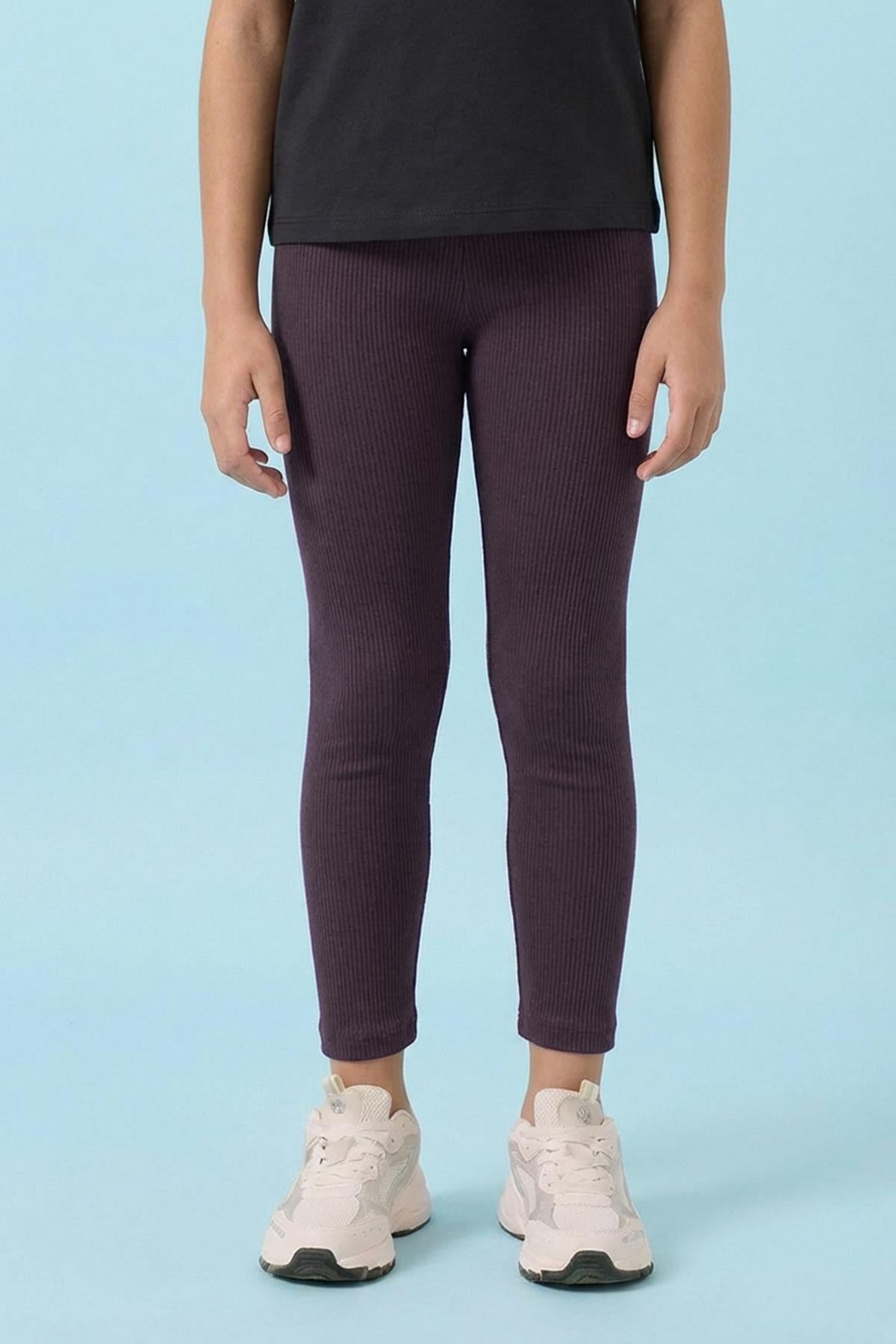 Kız Çocuk Mevsimlik Pamuk Kaşkorse 2’li Tayt