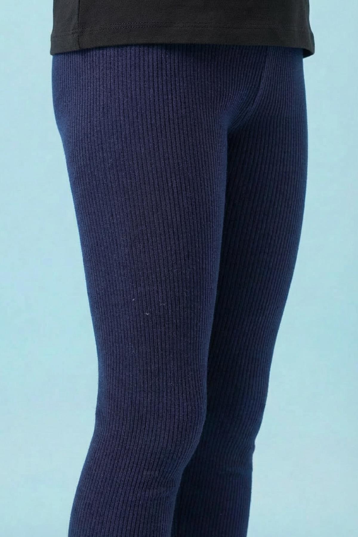 Kız Çocuk Mevsimlik Pamuk Kaşkorse 2’li Tayt