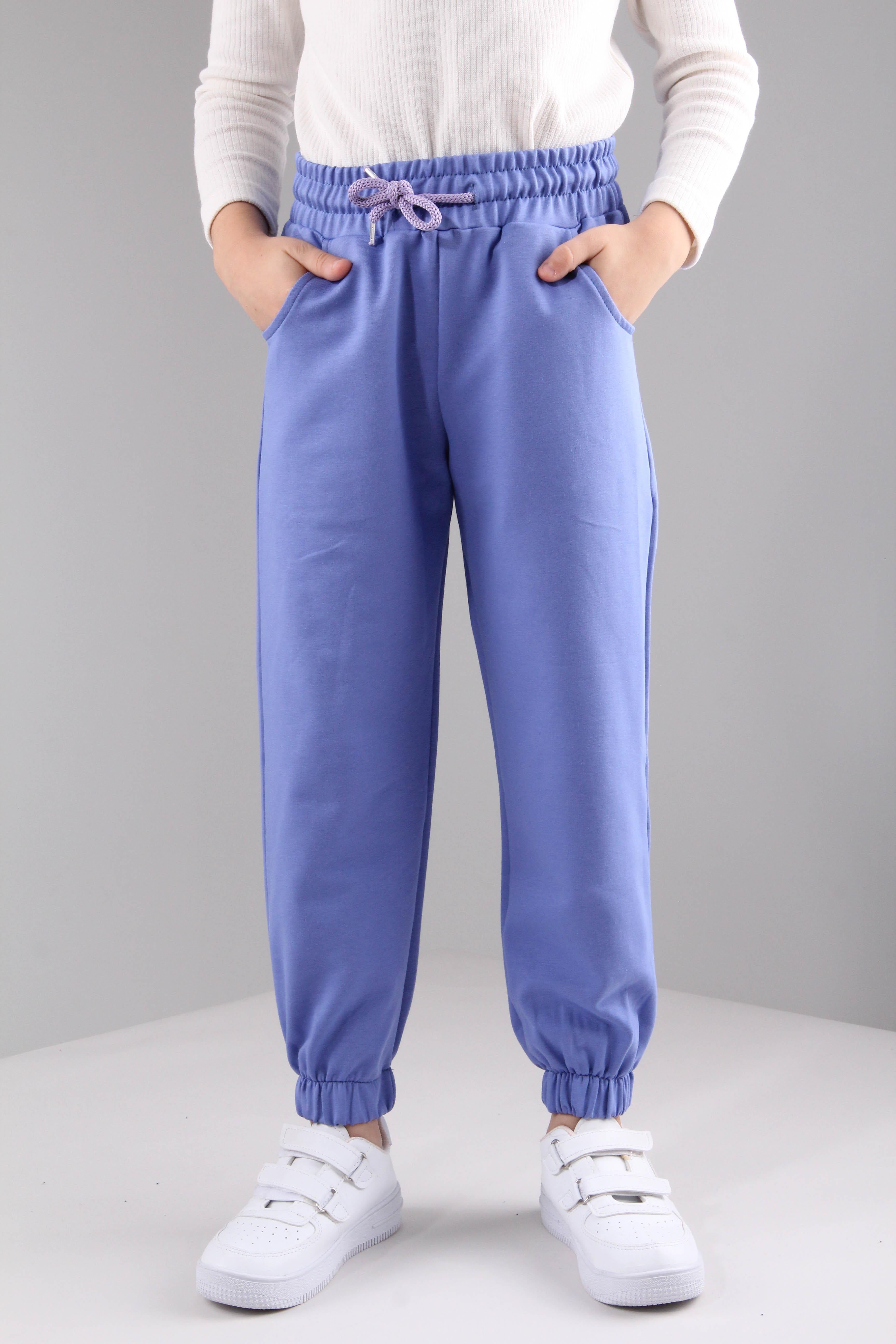 Lastikli Rahat Kesim Cepli Erkek ve Kız Çocuk Unisex Eşofman Altı