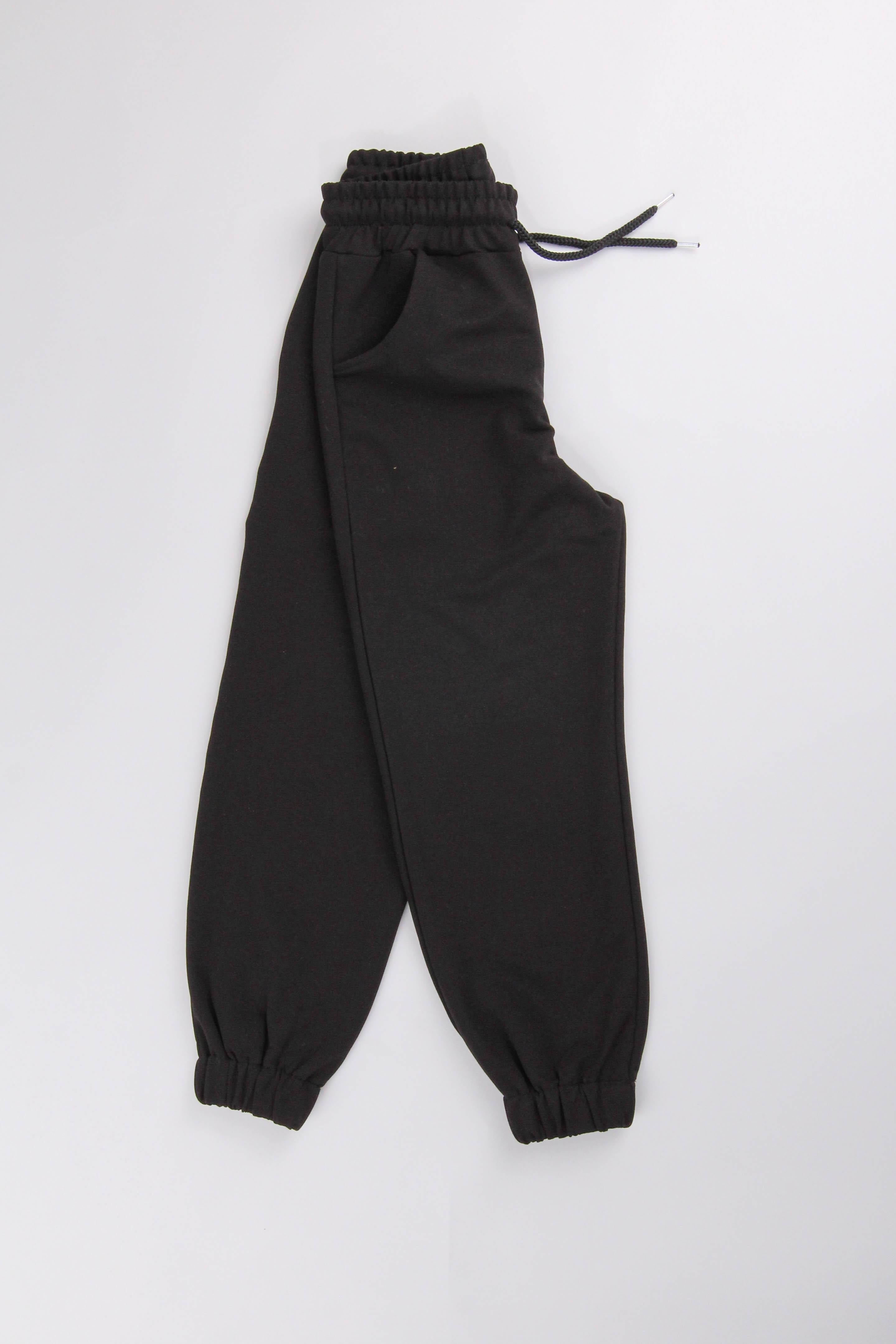 Lastikli Rahat Kesim Cepli Erkek ve Kız Çocuk Unisex Eşofman Altı