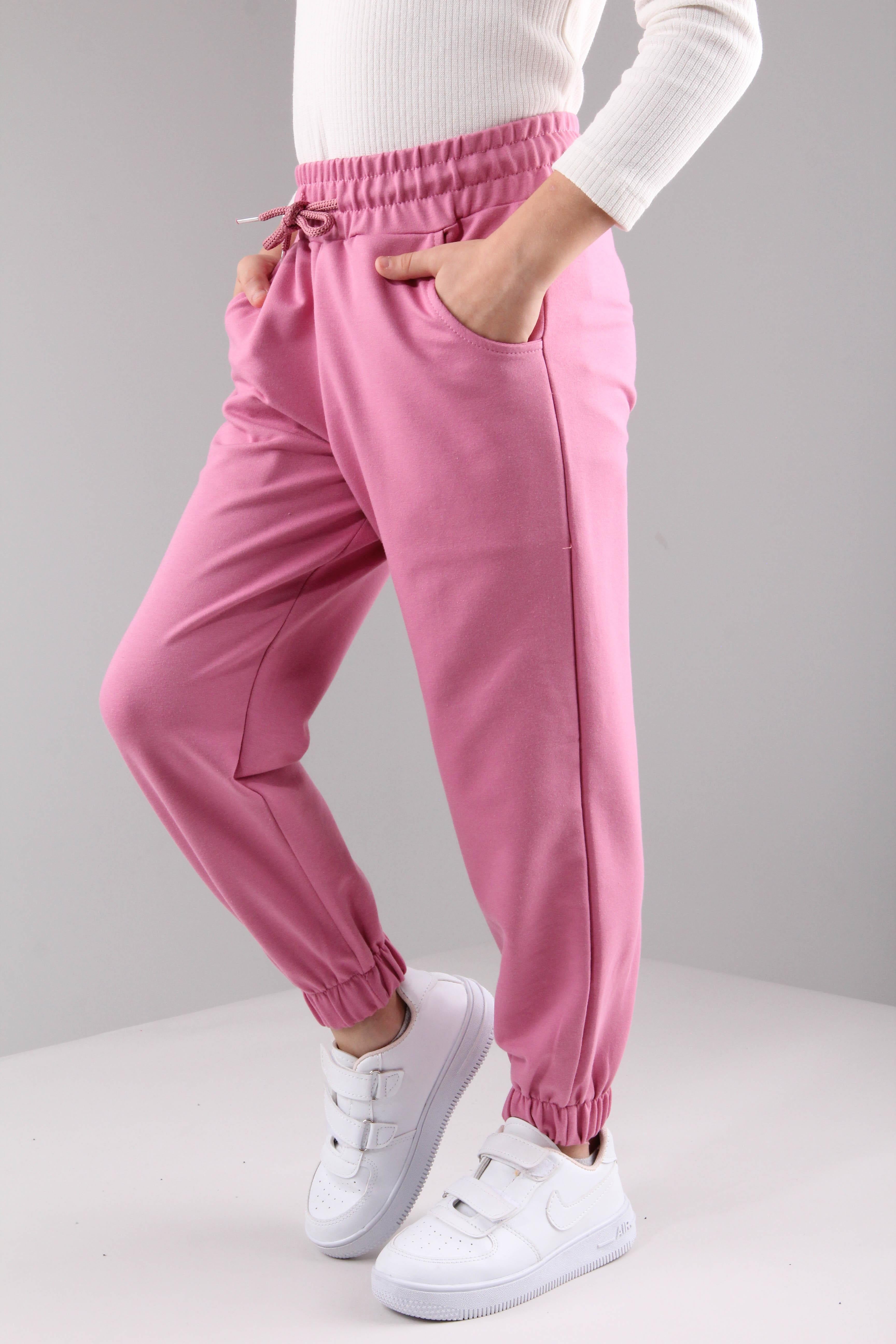 Lastikli Rahat Kesim Cepli Erkek ve Kız Çocuk Unisex Eşofman Altı