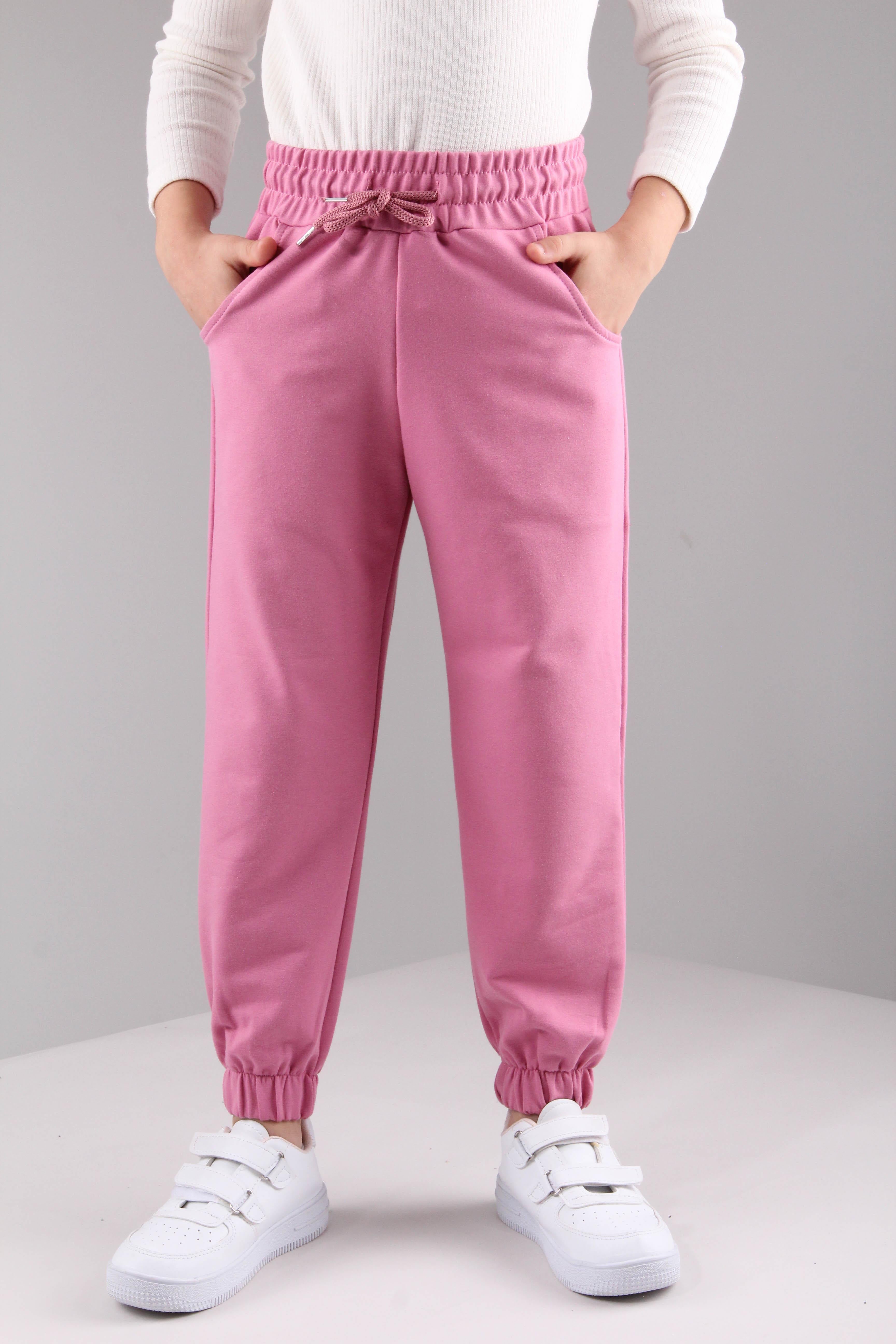 Lastikli Rahat Kesim Cepli Erkek ve Kız Çocuk Unisex Eşofman Altı