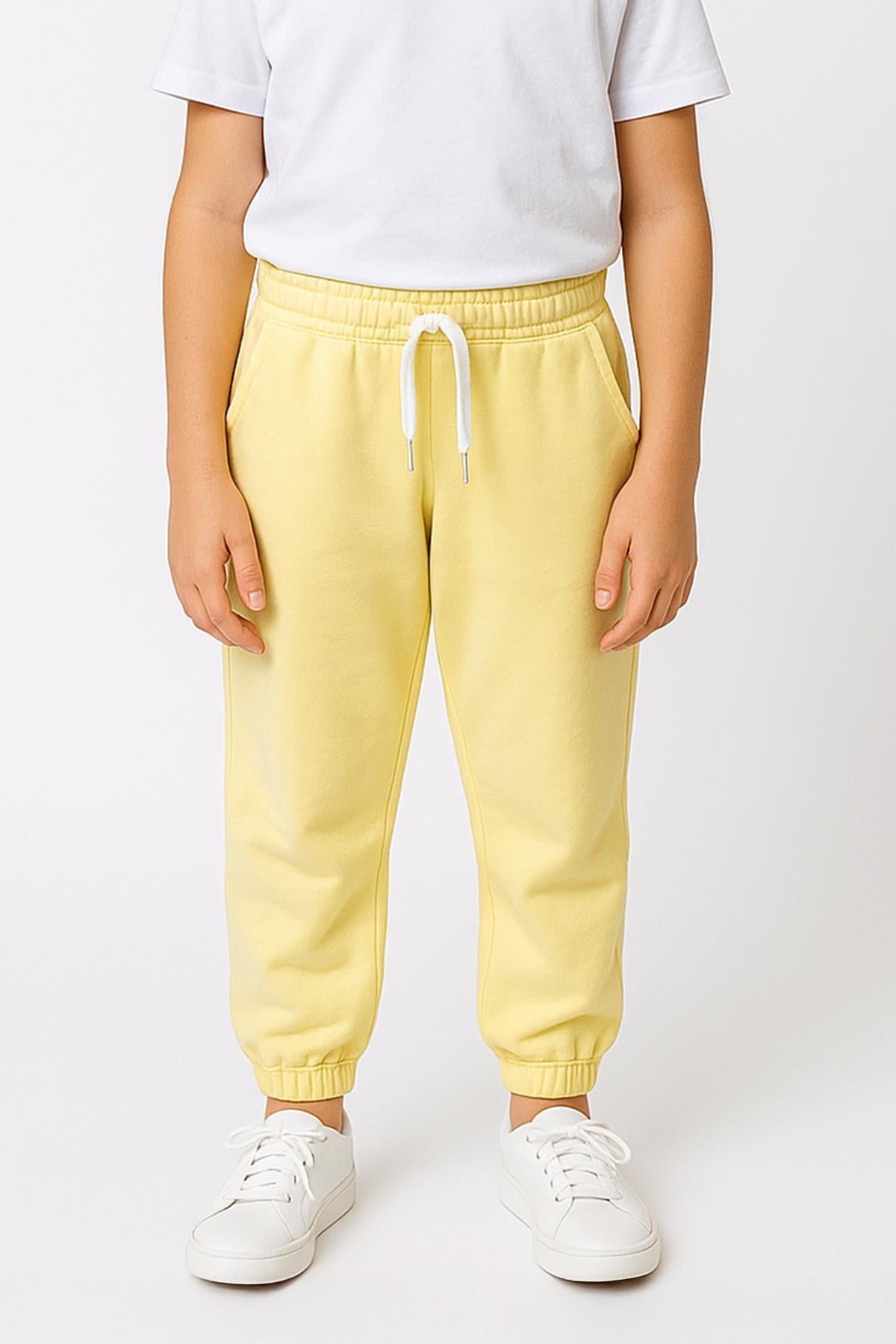 Lastikli Rahat Kesim Cepli Erkek ve Kız Çocuk Unisex Eşofman Altı