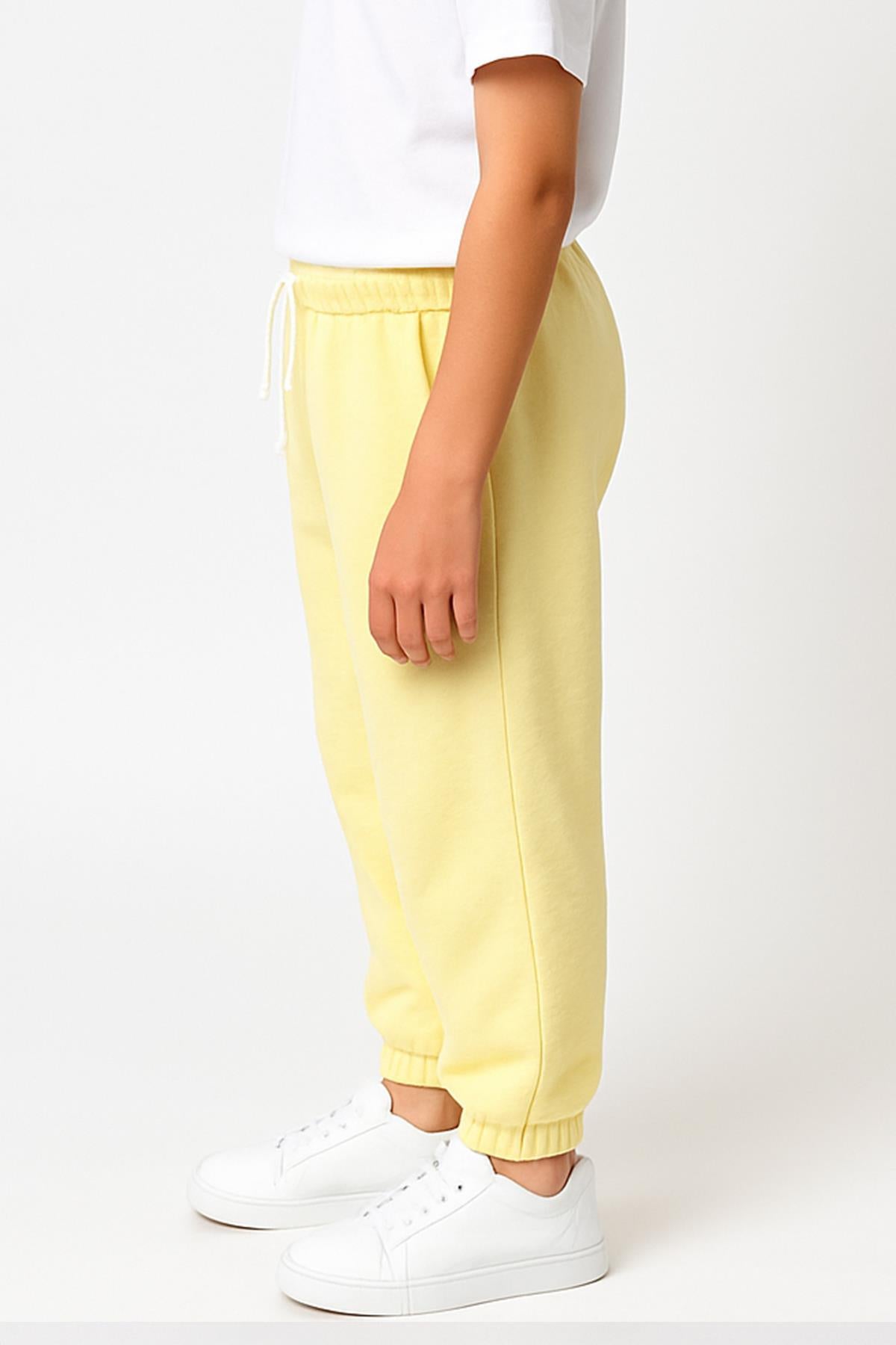 Lastikli Rahat Kesim Cepli Erkek ve Kız Çocuk Unisex Eşofman Altı