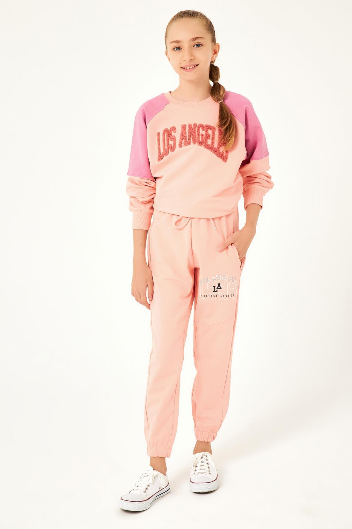 Los Angeles 1998 Baskı Detaylı Kız Çocuk Eşofman Altı