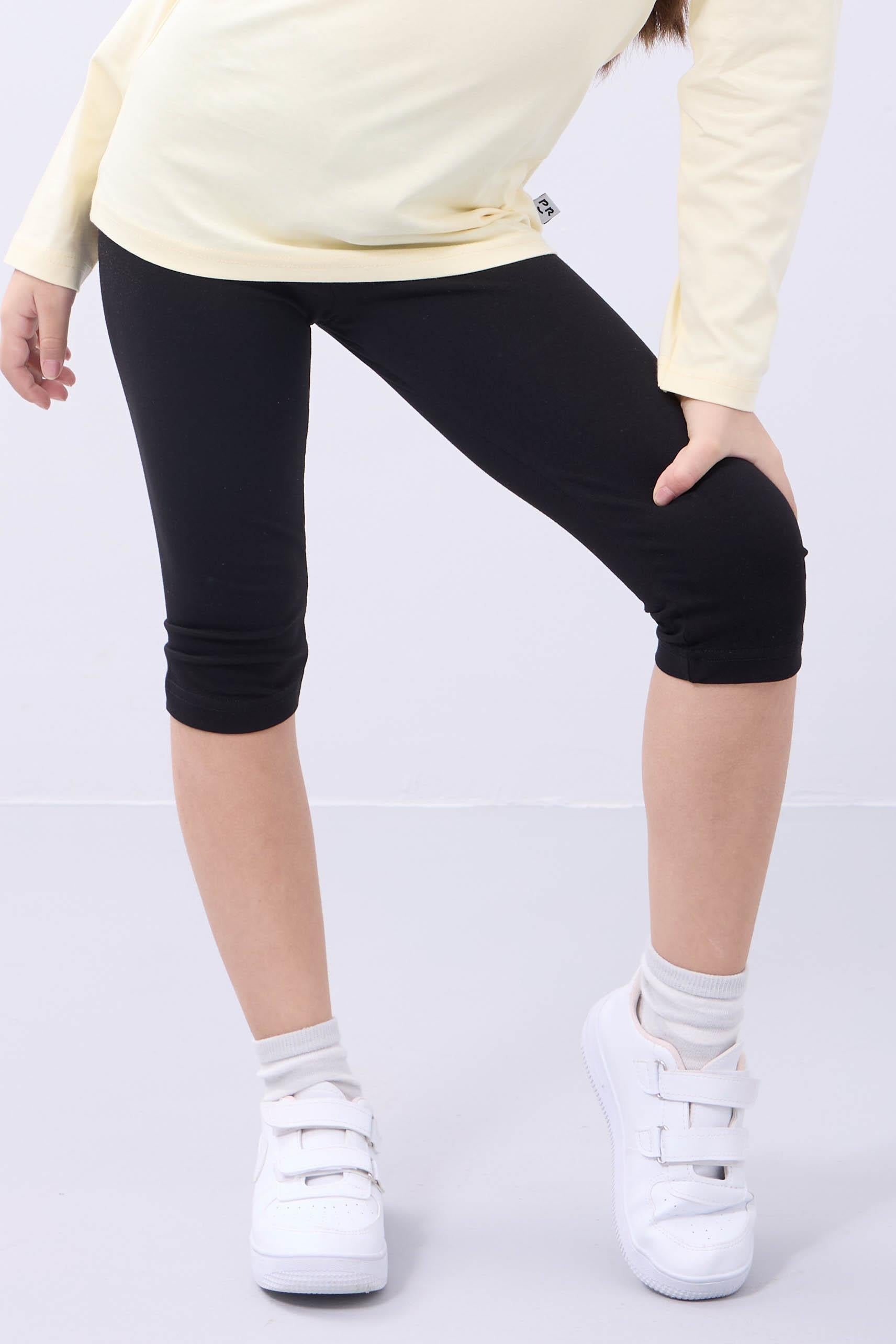 Pamuklu Kız Çocuk Taytı Şort Model