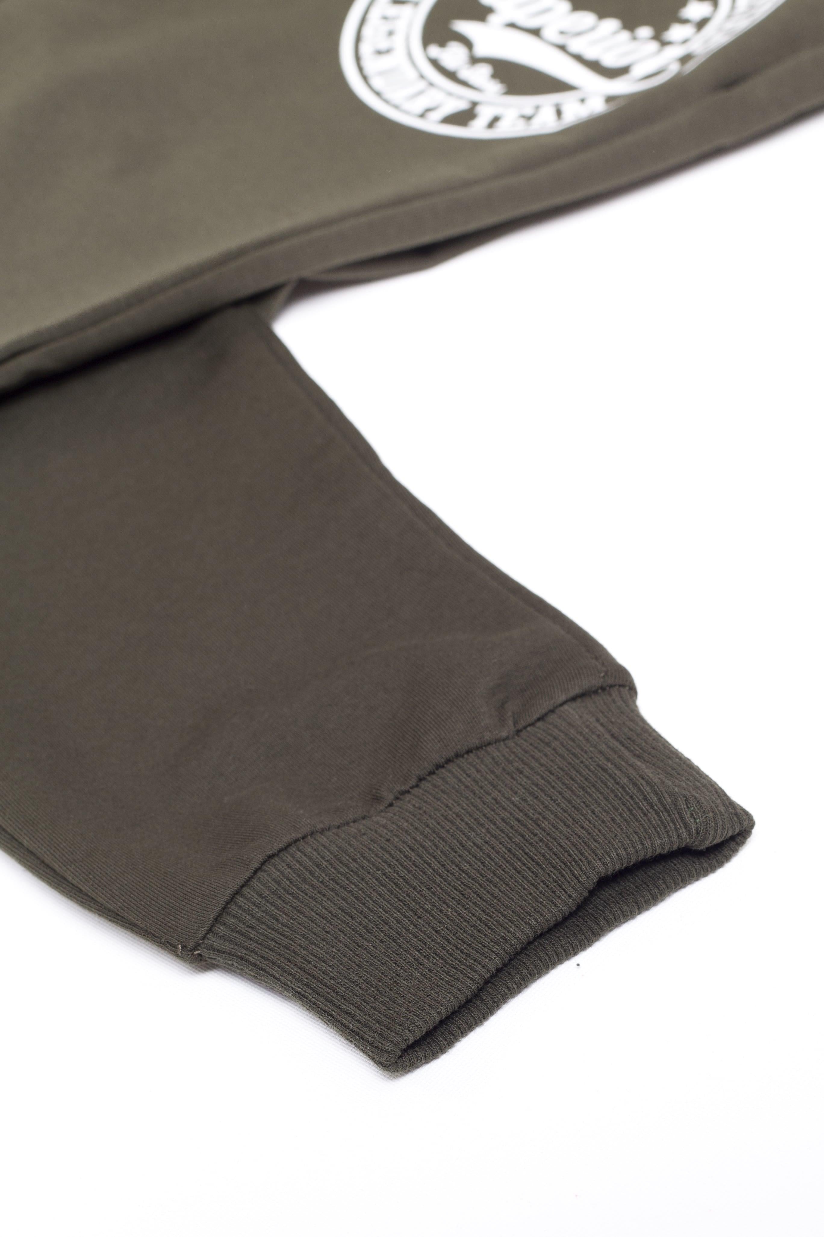 Superior Baskı Detaylı Erkek Çocuk Eşofman Altı Haki - Perendi