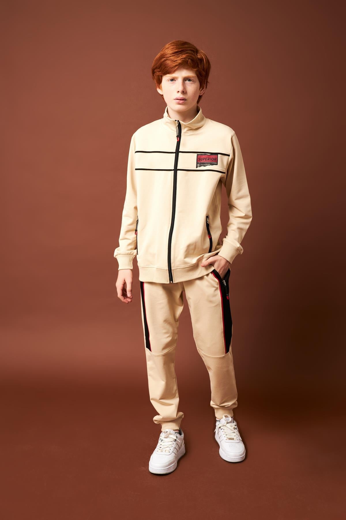 Superior Baskı Detaylı Erkek Çocuk Okul Takımı