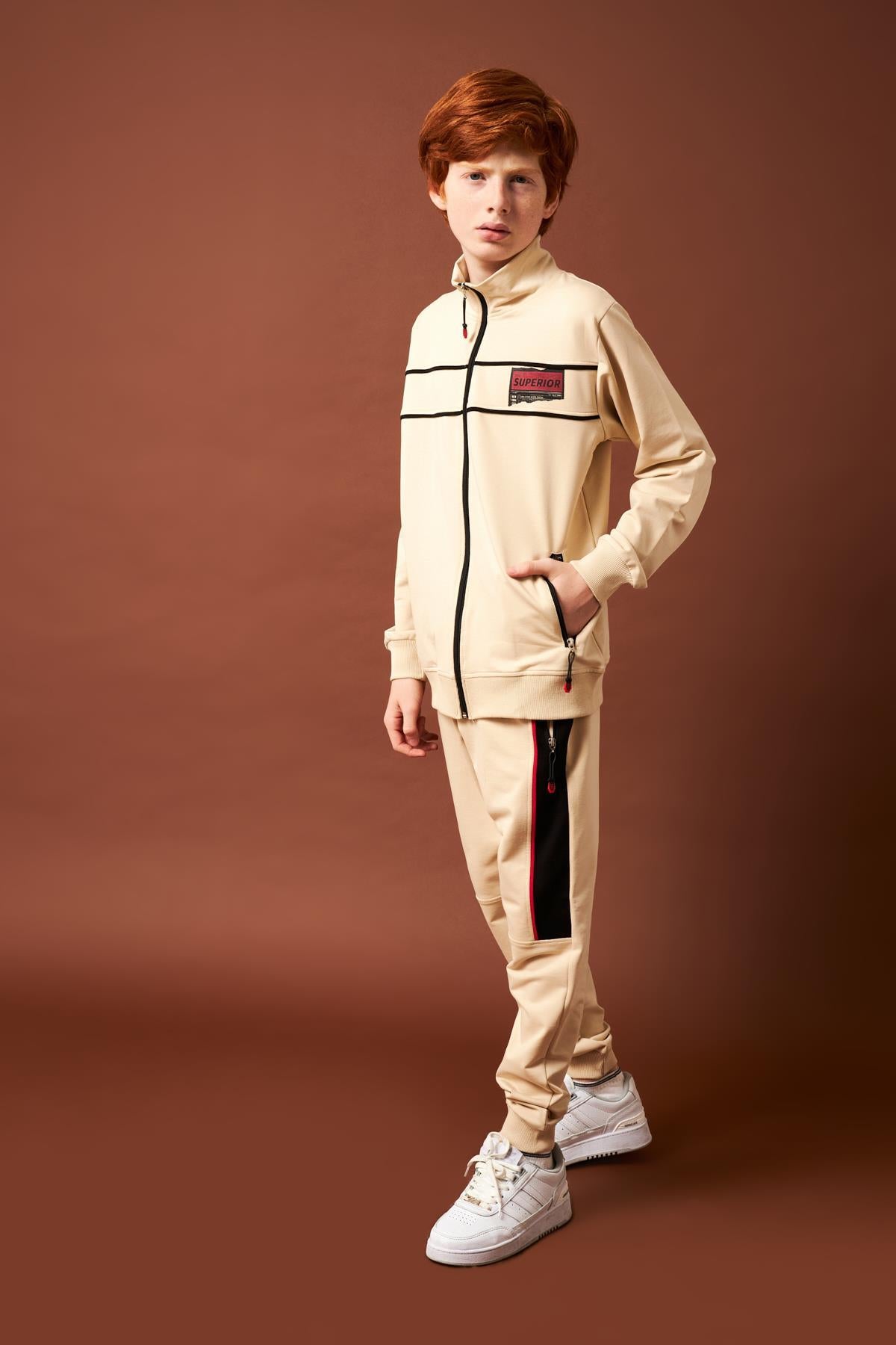 Superior Baskı Detaylı Erkek Çocuk Okul Takımı