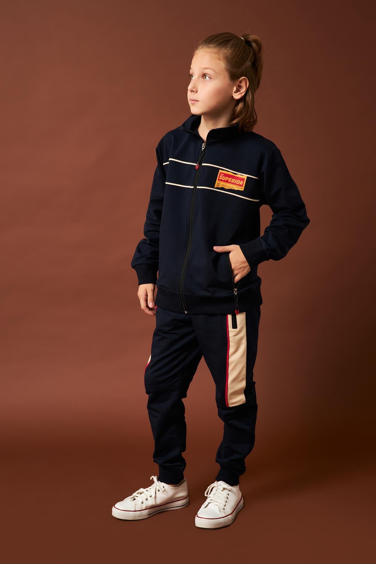 Superior Baskı Detaylı Erkek Çocuk Okul Takımı