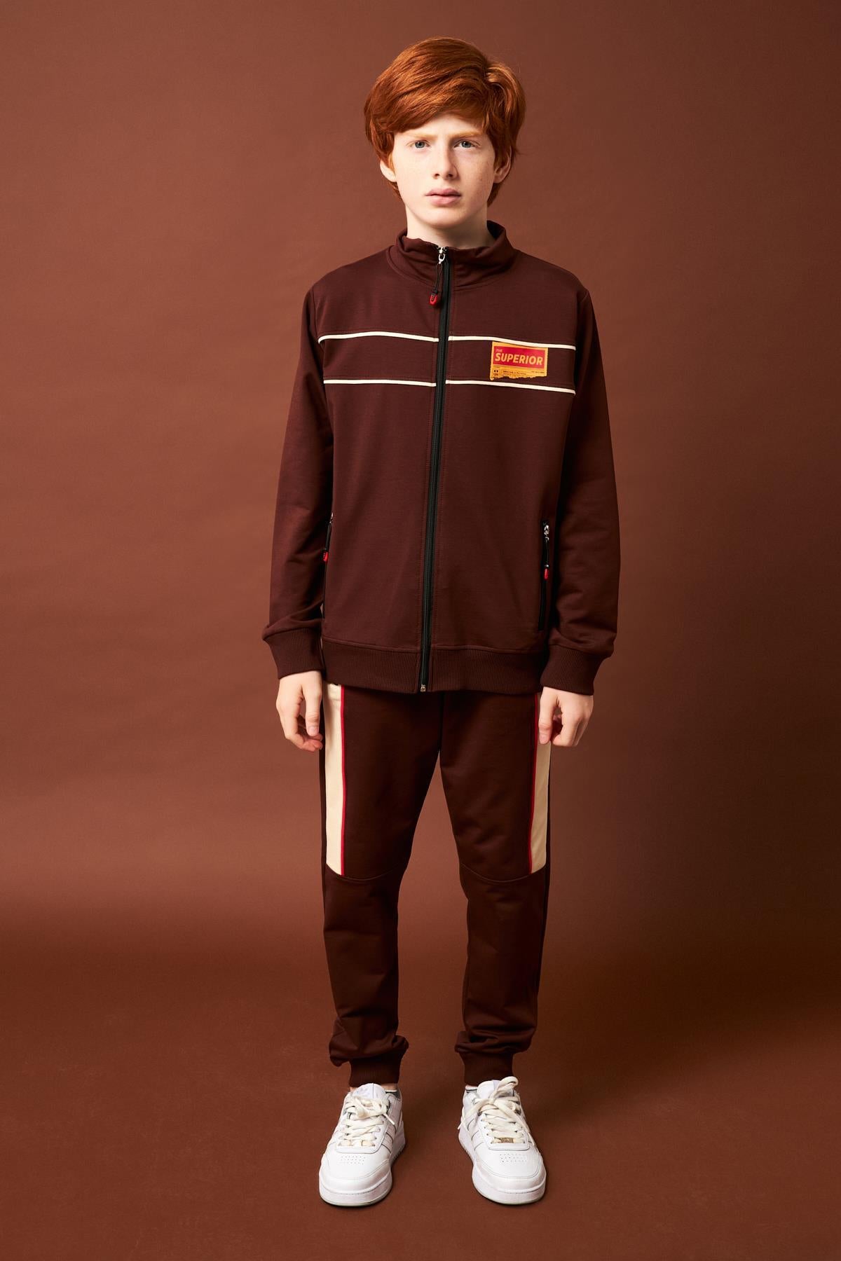 Superior Baskı Detaylı Erkek Çocuk Okul Takımı