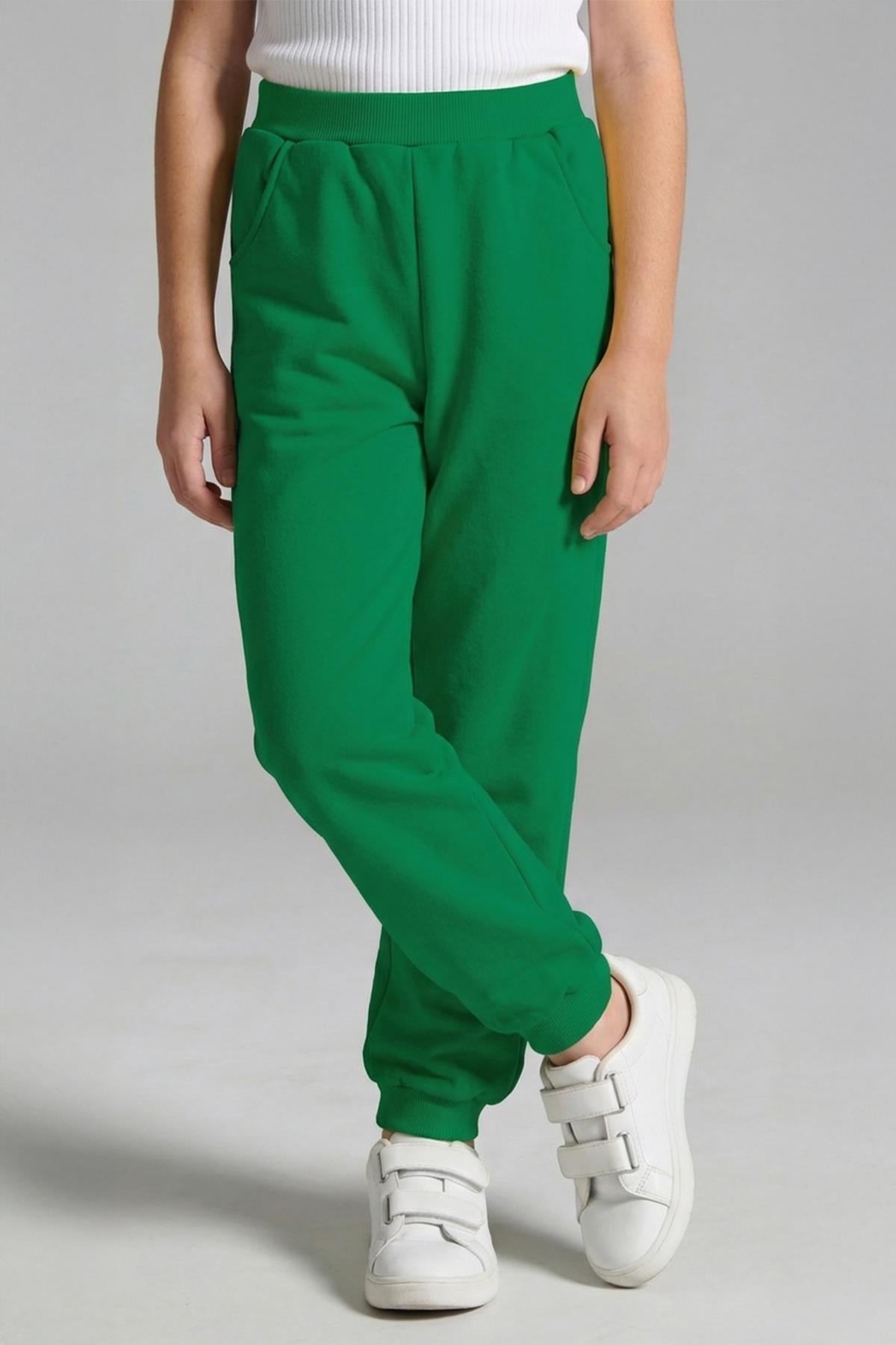 Unisex Çocuk Basic Jogger Eşofman Altı 2’li Set