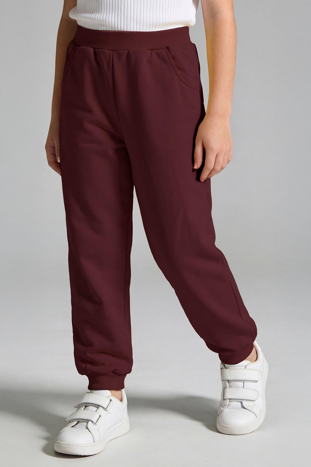 Unisex Çocuk Basic Jogger Eşofman Altı 2’li Set