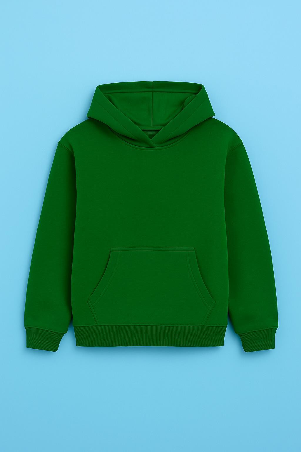 Unisex Kapüşonlu Kanguru Cepli Şardonlu Kışlık Sweatshirt