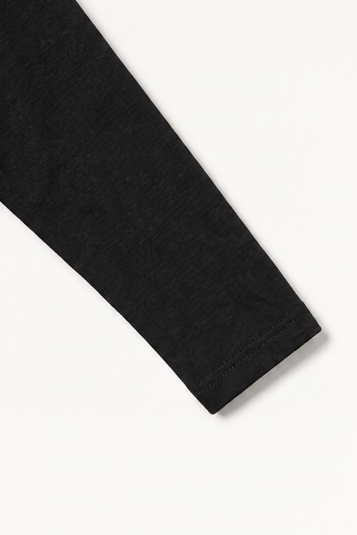 %100 Pamuklu Kız ve Erkek Unisex Uzun Kollu Basic Tshirt