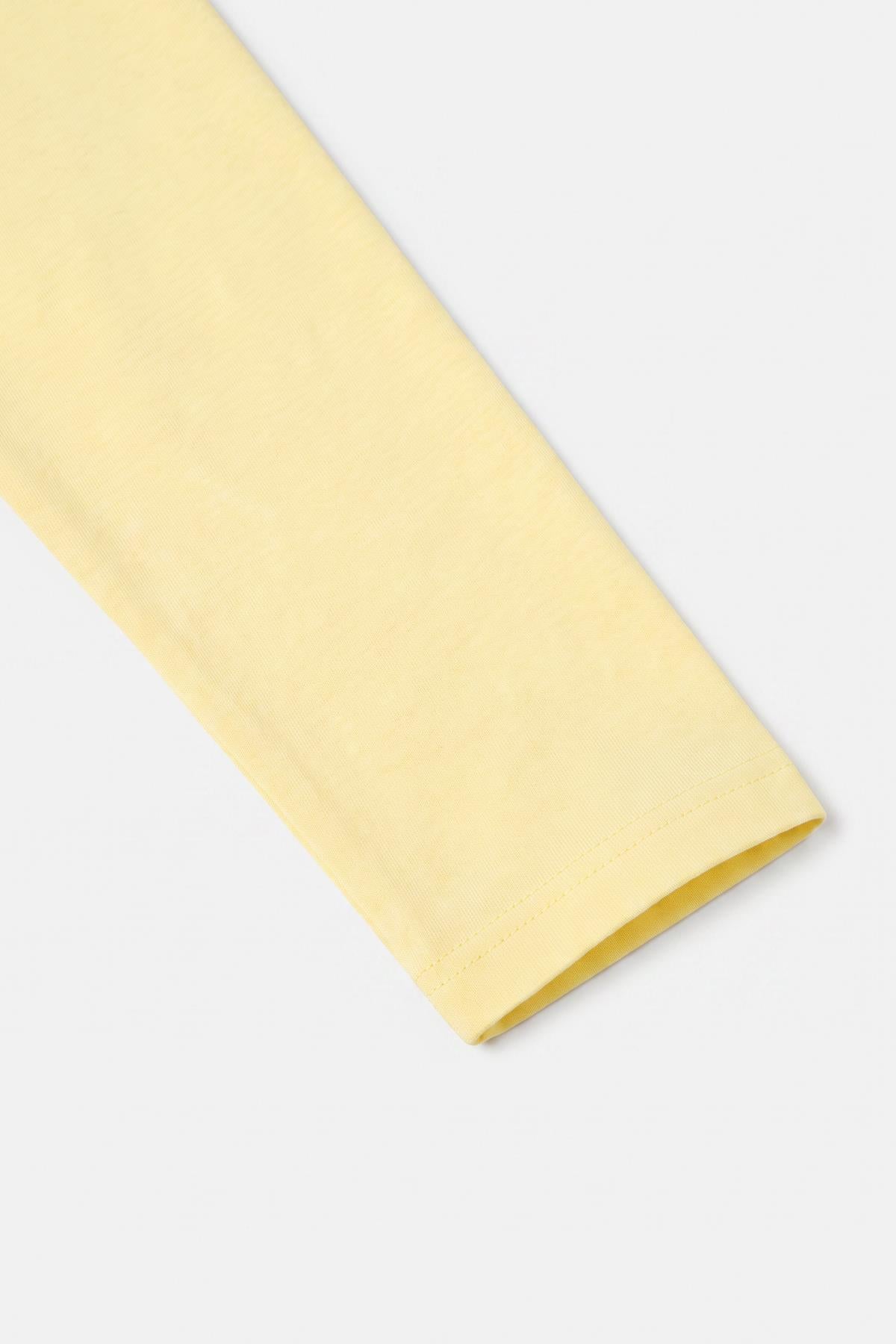 %100 Pamuklu Kız ve Erkek Unisex Uzun Kollu Basic Tshirt