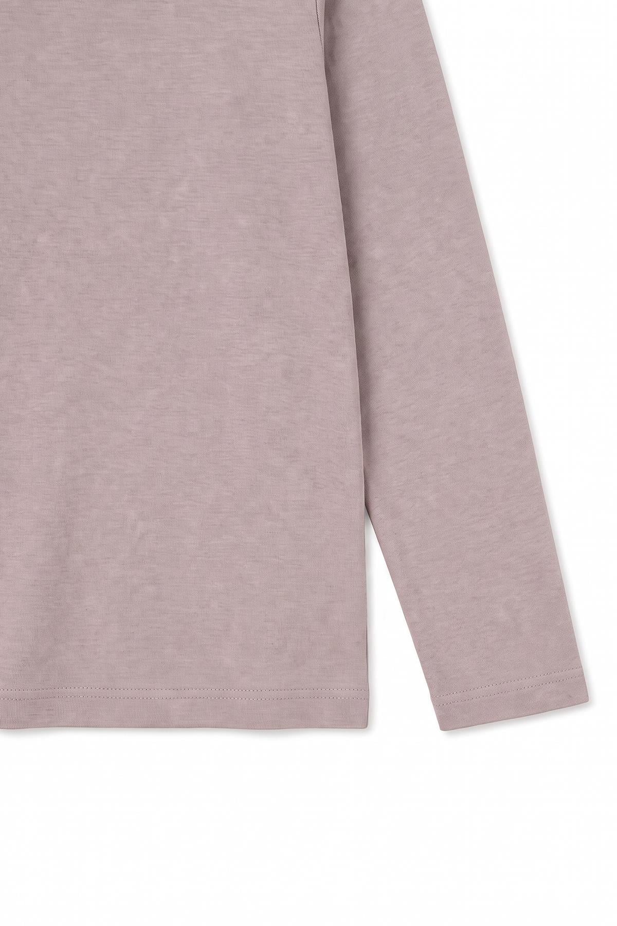 %100 Pamuklu Kız ve Erkek Unisex Uzun Kollu Basic Tshirt
