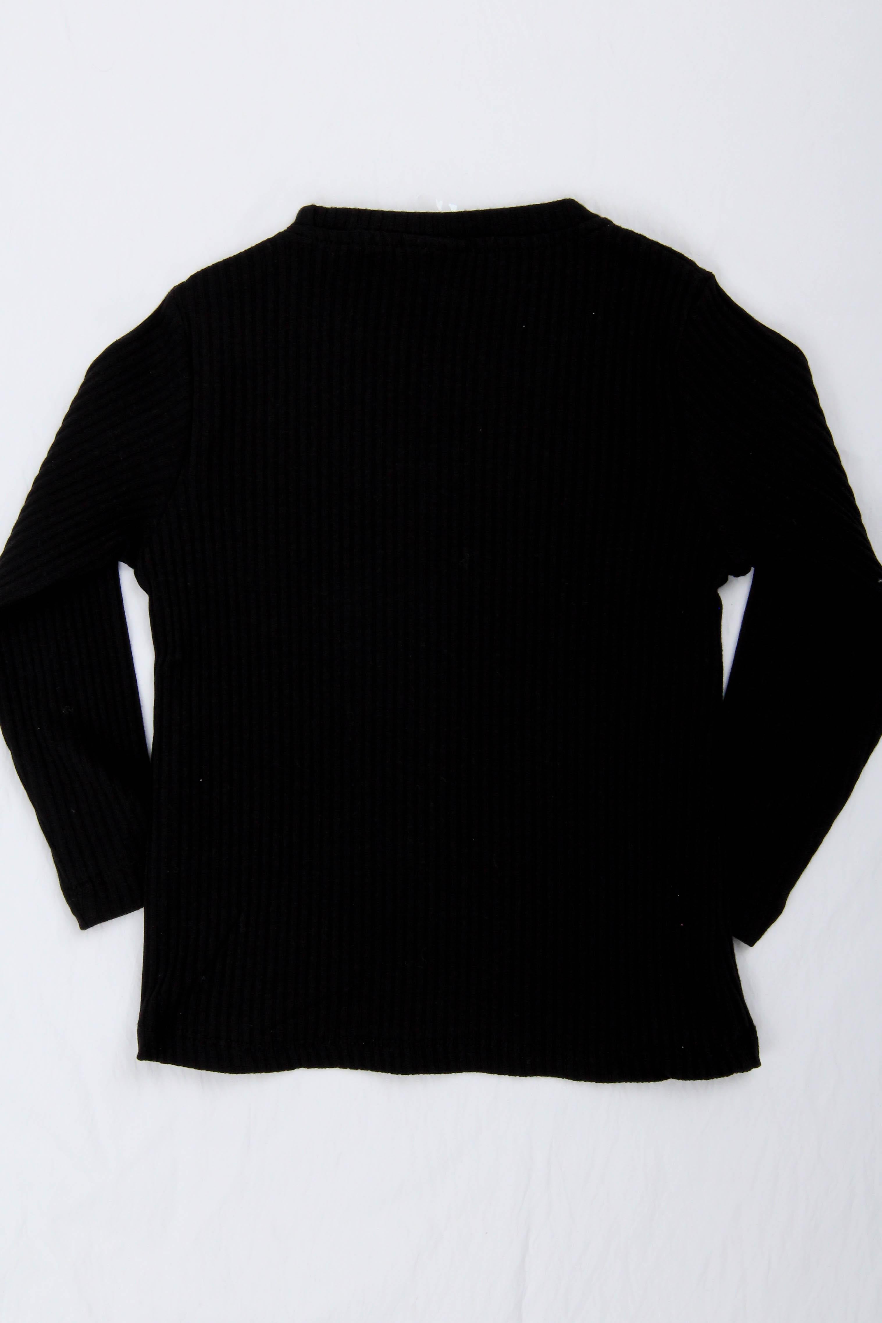 %100 Pamuklu Minik Kelebek Nakışlı Kız Çocuk Sweatshirt